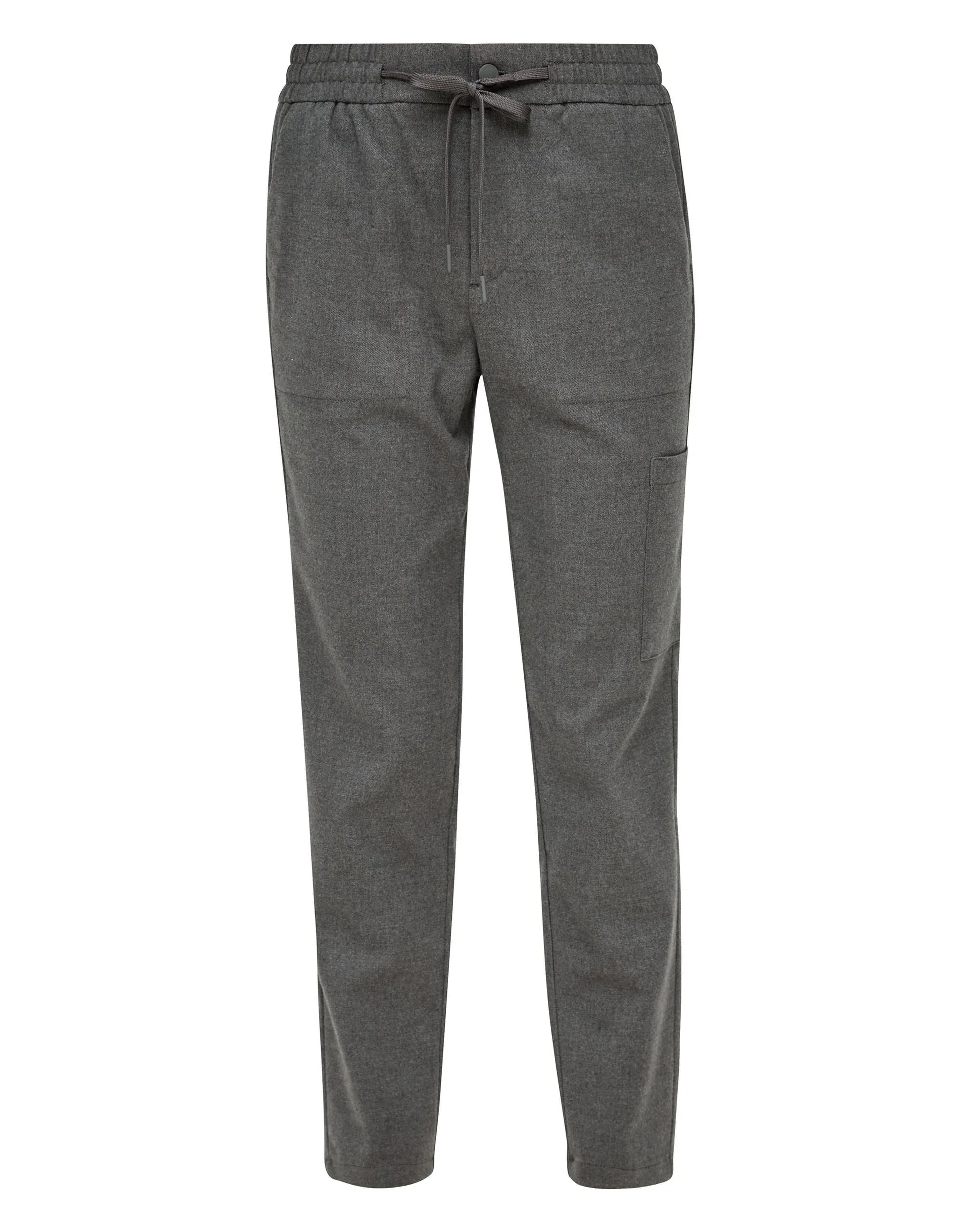 Relaxed: Twill-Hose mit Tapered Leg
