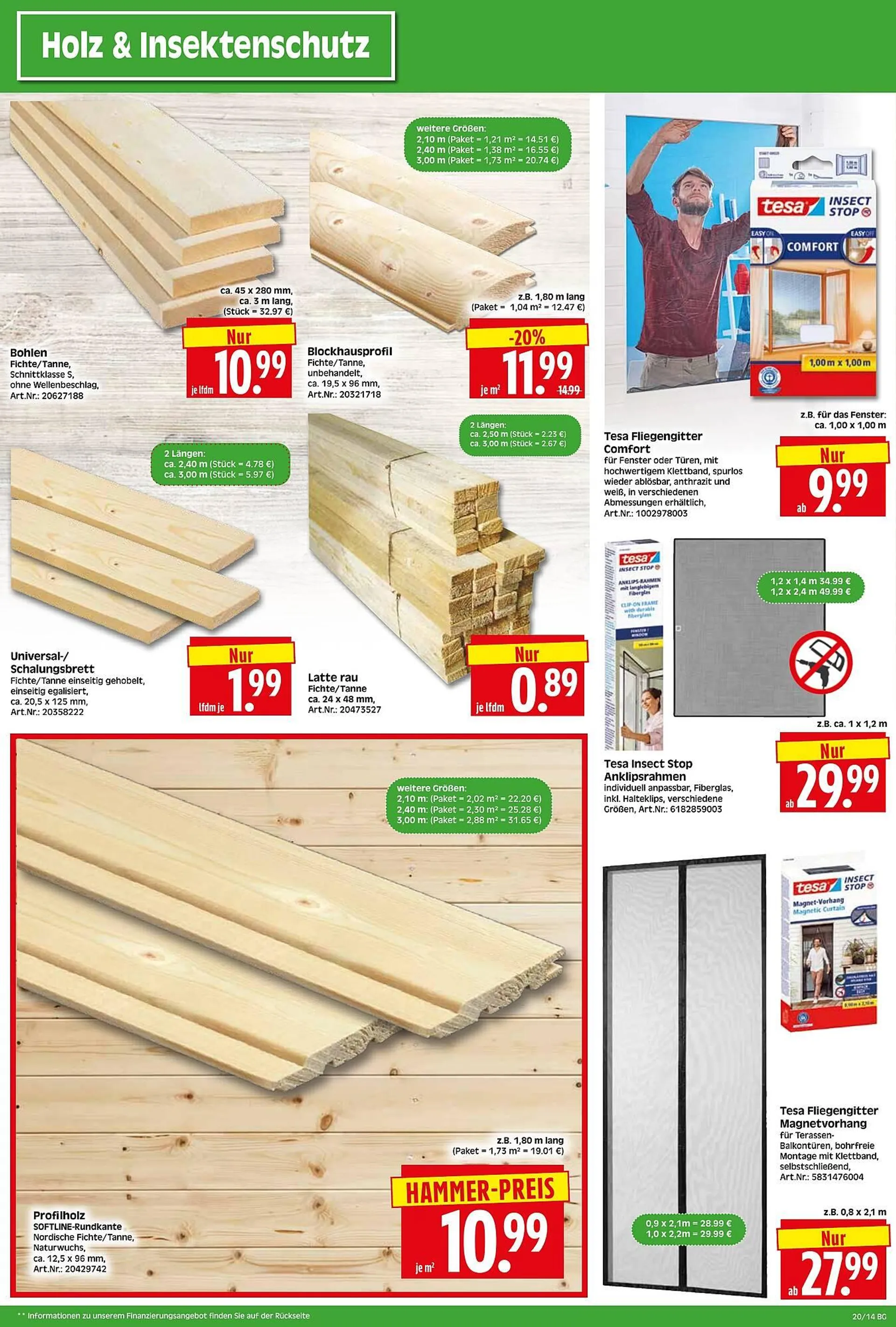 Herkules Baumarkt Prospekt von 12. Mai bis 19. Mai 2025 - Prospekt seite 14