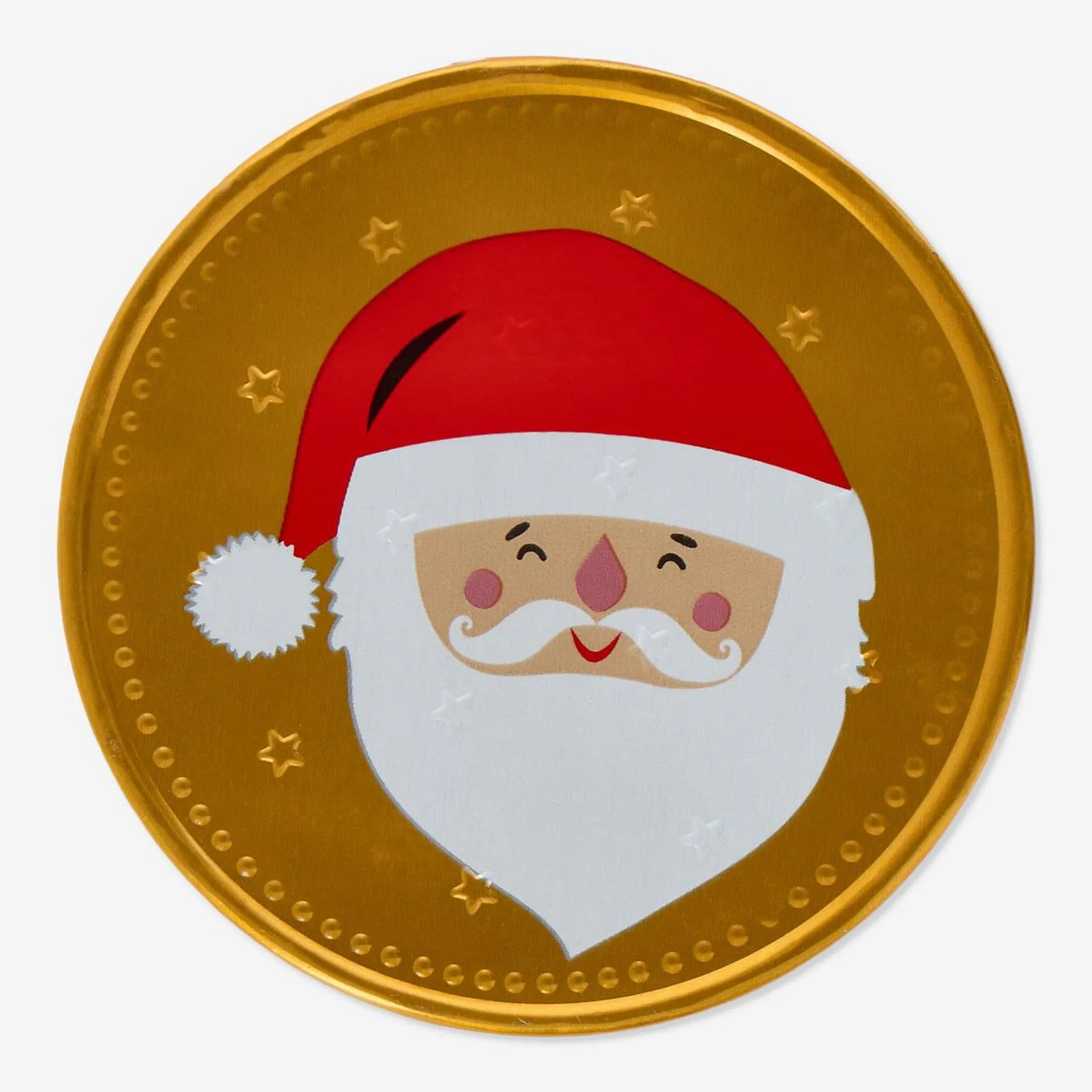Monedas de chocolate con leche