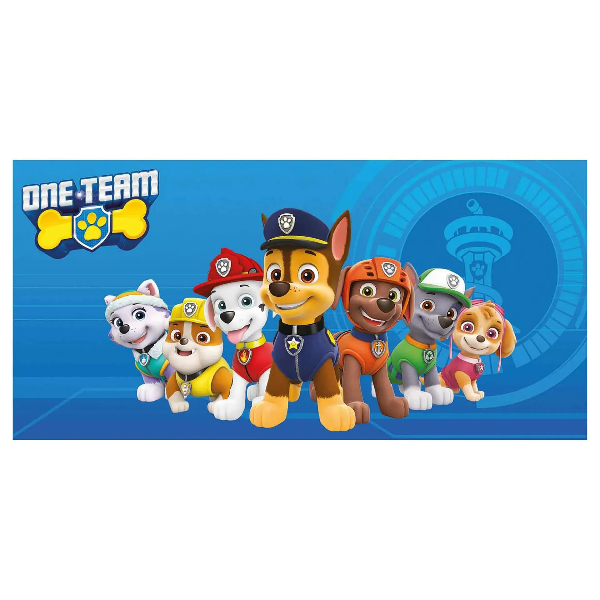 Keilrahmenbild PAW PATROL - blau - 33x70 cm