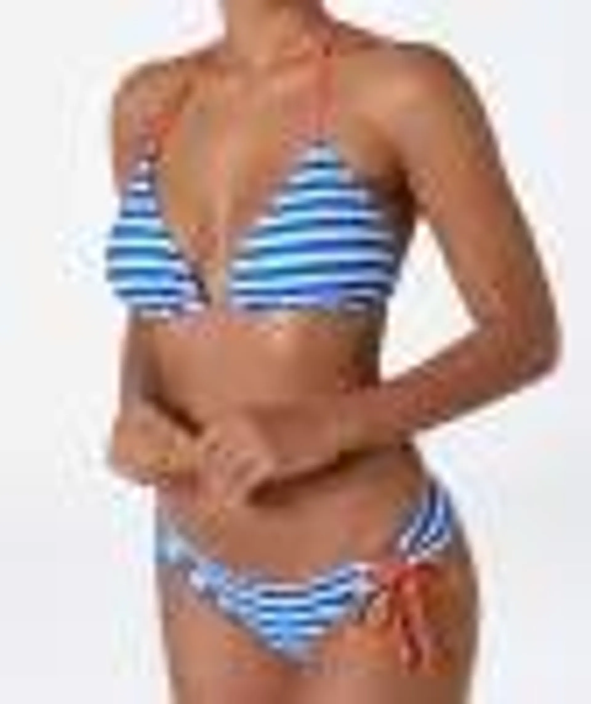 Gestreifter Bikini Janina, 2-tlg. Set