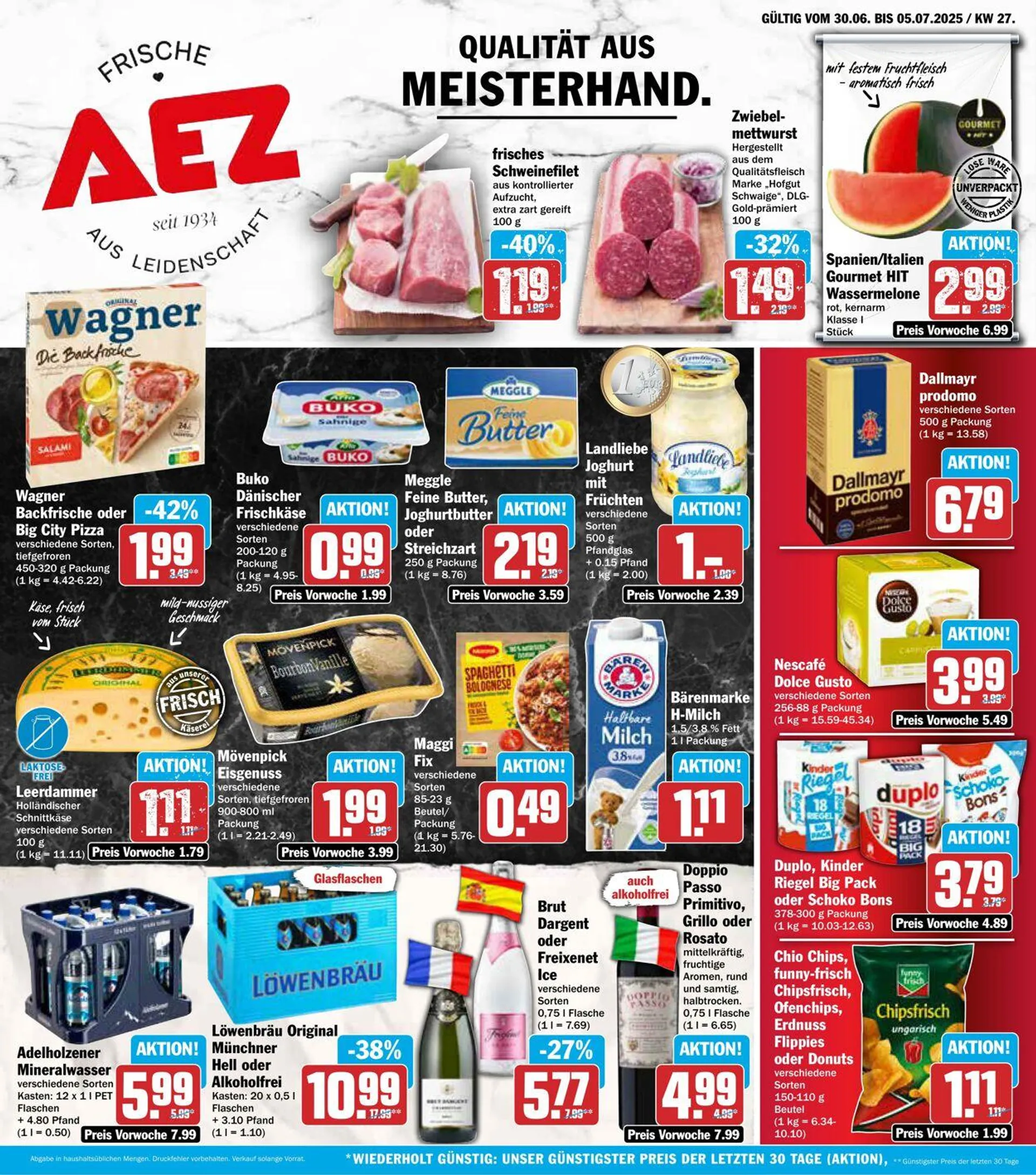 AEZ Aktueller Prospekt von 30. Juni bis 5. Juli 2025 - Prospekt seite 1
