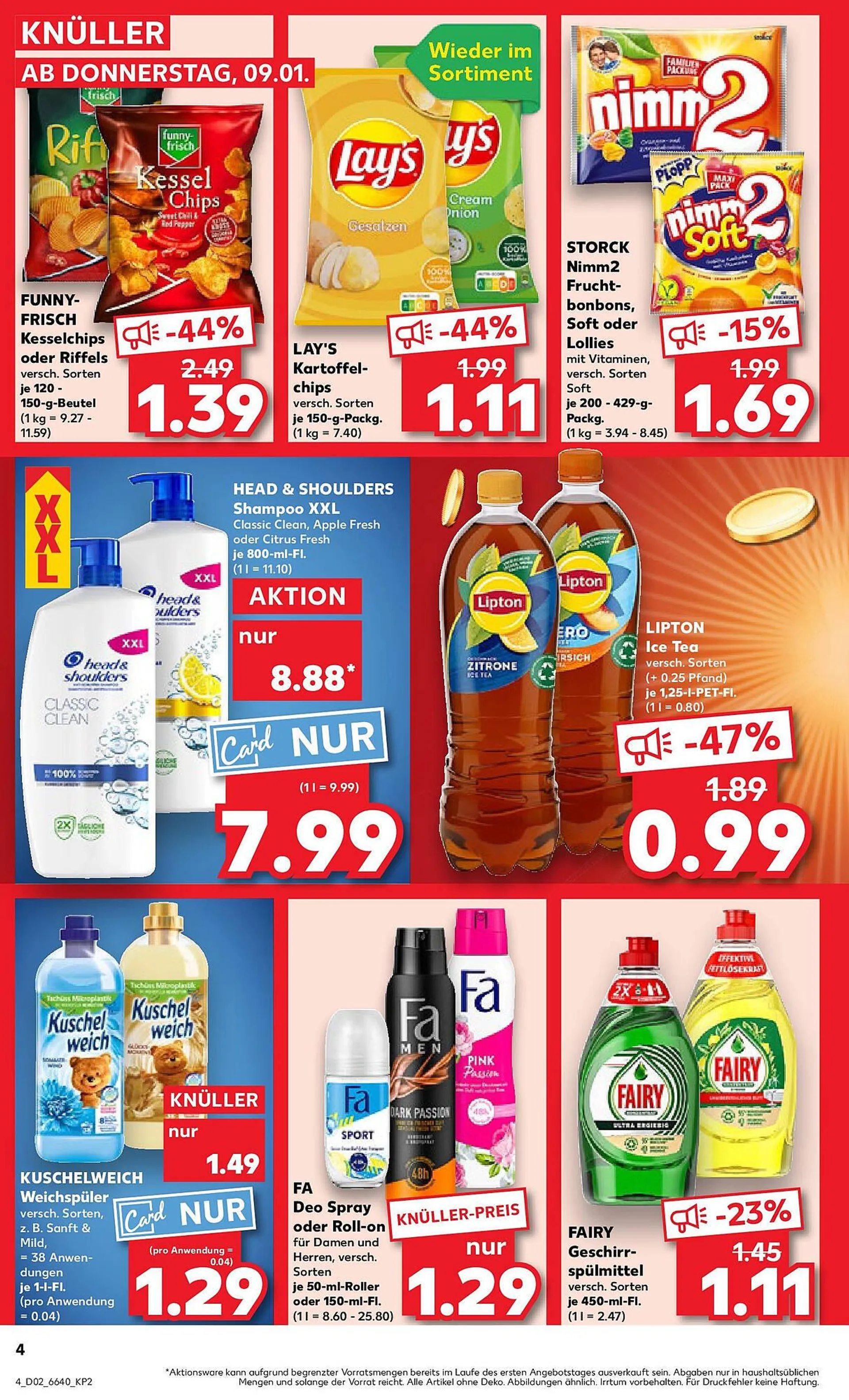 Kaufland Prospekt von 9. Januar bis 15. Januar 2025 - Prospekt seite 4