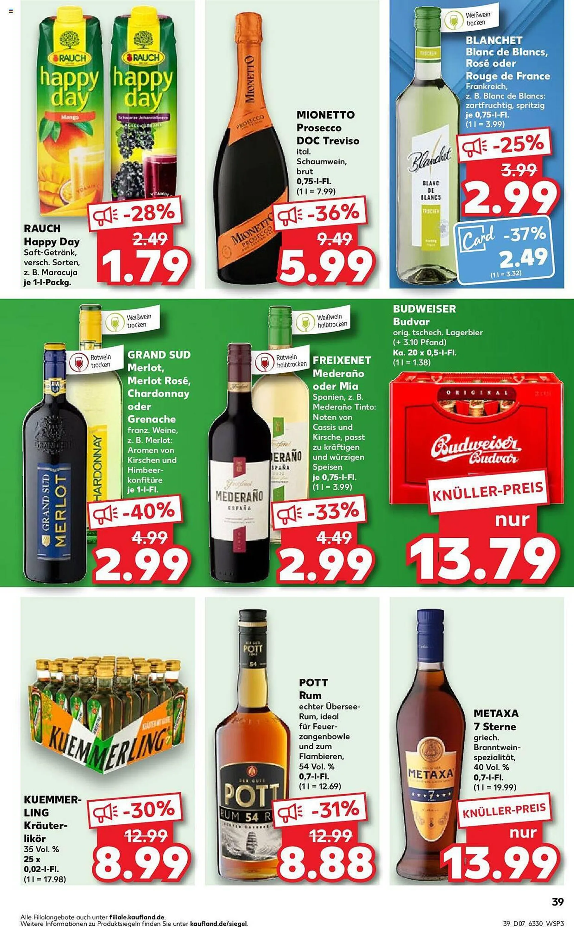 Kaufland Prospekt von 15. Februar bis 21. Februar 2024 - Prospekt seite 39