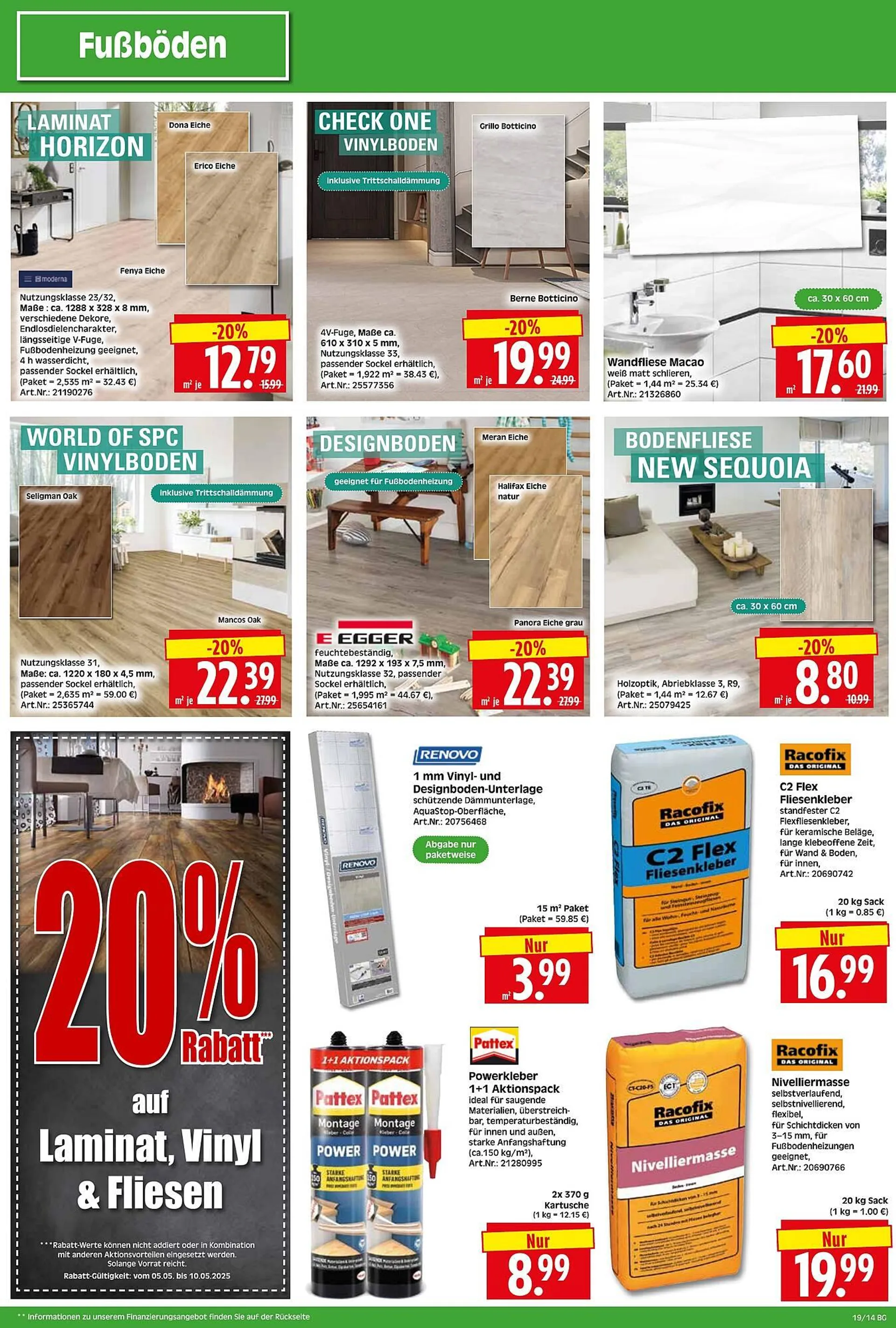 Herkules Baumarkt Prospekt von 5. Mai bis 10. Mai 2025 - Prospekt seite 14