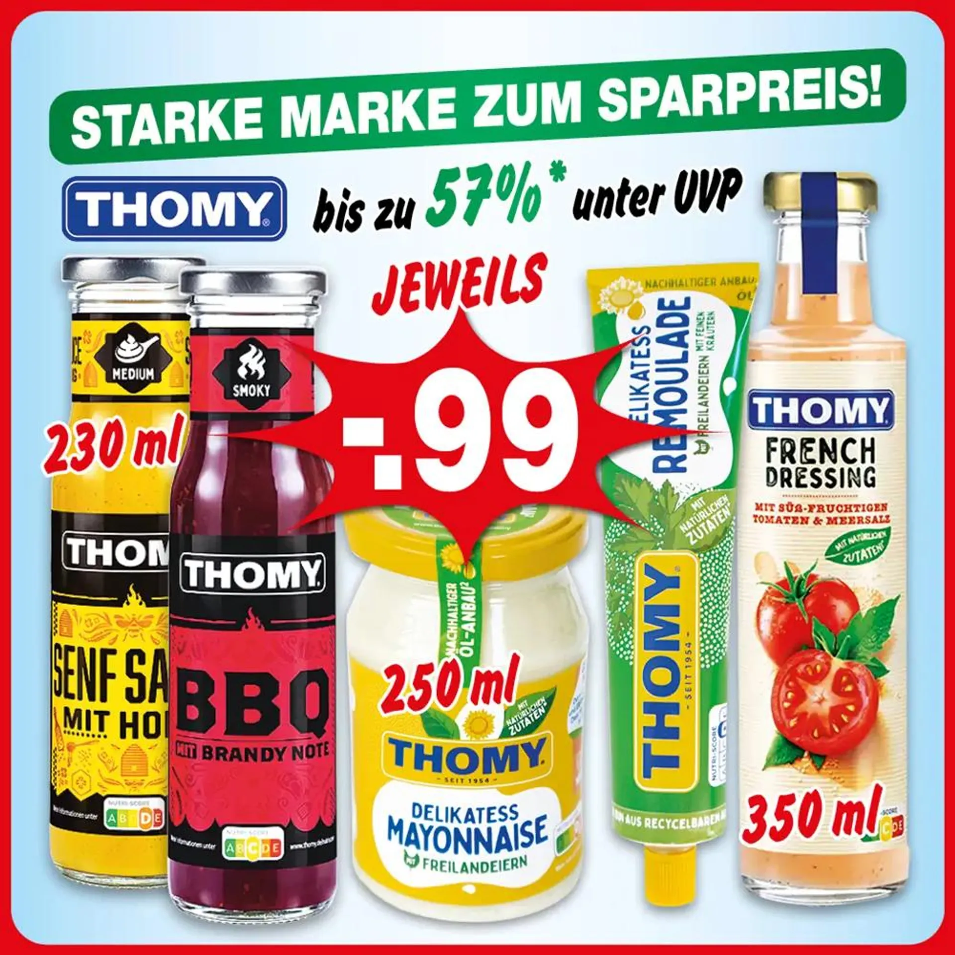 Thomy versch. Produkte