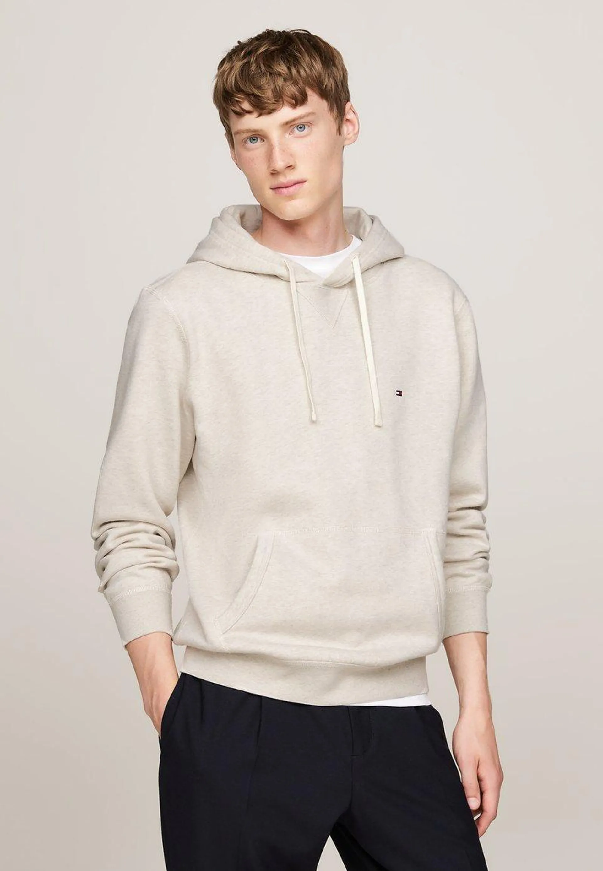 ESSENTIAL HOODY - Hoodie - heathered oatmilk