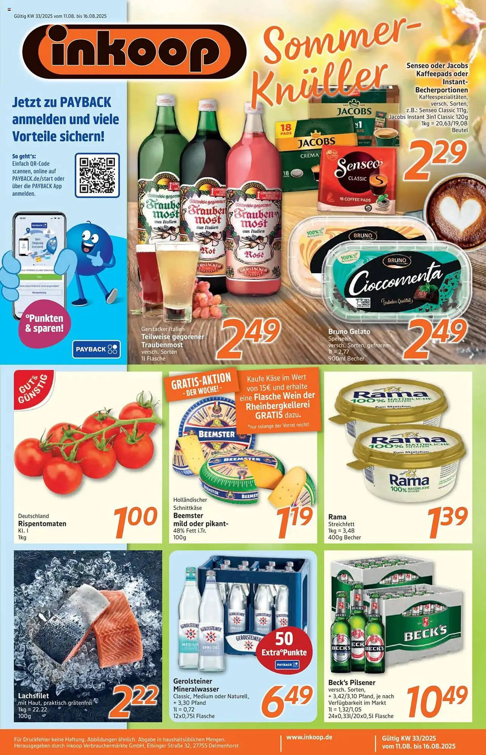 inkoop Prospekt von 11. August bis 16. August 2025 - Prospekt seite 1