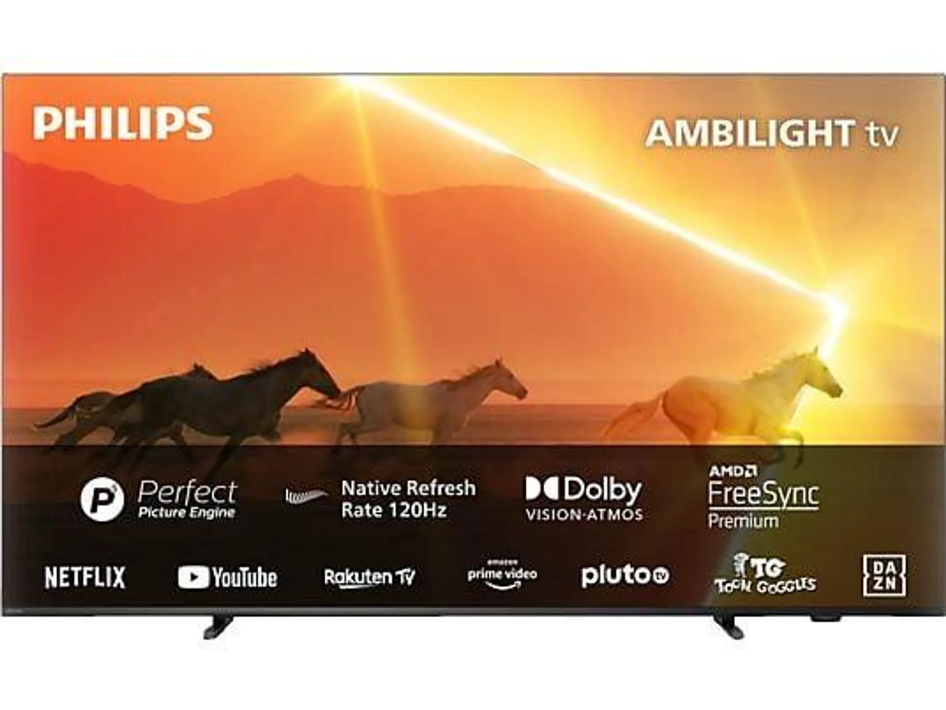 PHILIPS 55PML9008/12 LED TV (Flat, 55 Zoll / 139 cm, UHD 4K, SMART TV, Ambilight, Philips Smart TV)