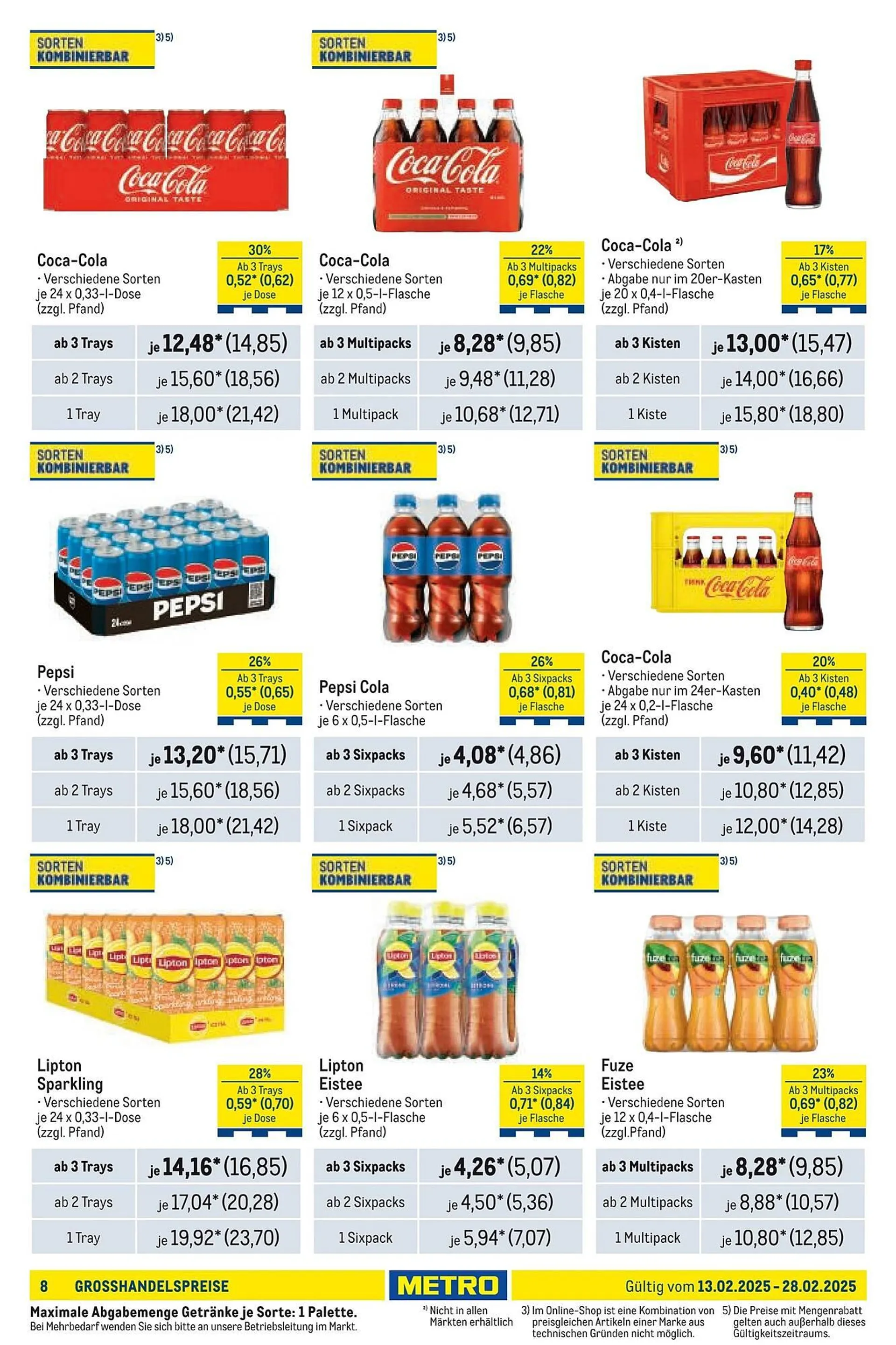 METRO Prospekt von 13. Februar bis 28. Februar 2025 - Prospekt seite 8