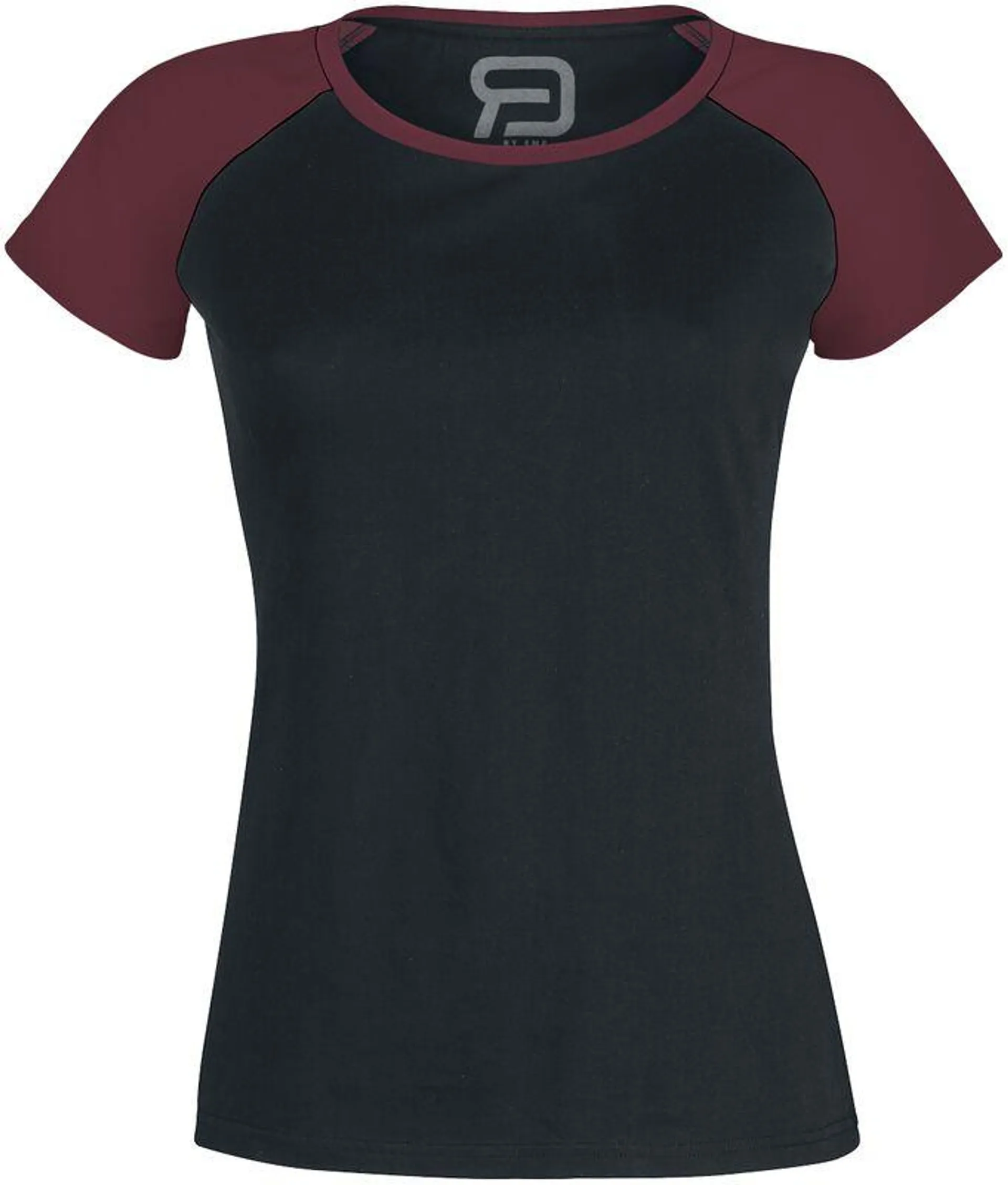 T-Shirt schwarz/bordeaux von RED by EMP