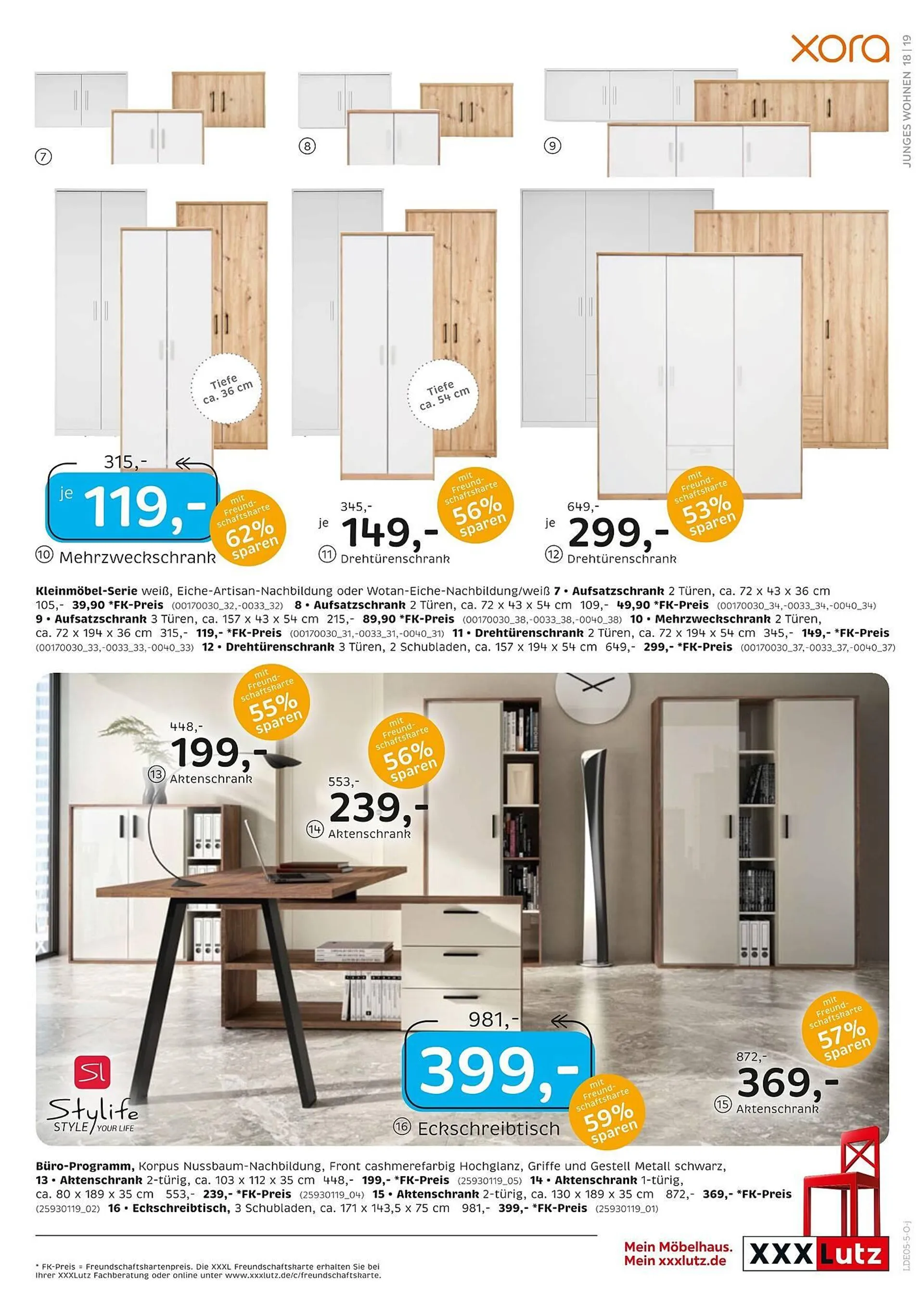 XXXLutz Prospekt von 28. April bis 18. Mai 2025 - Prospekt seite 19