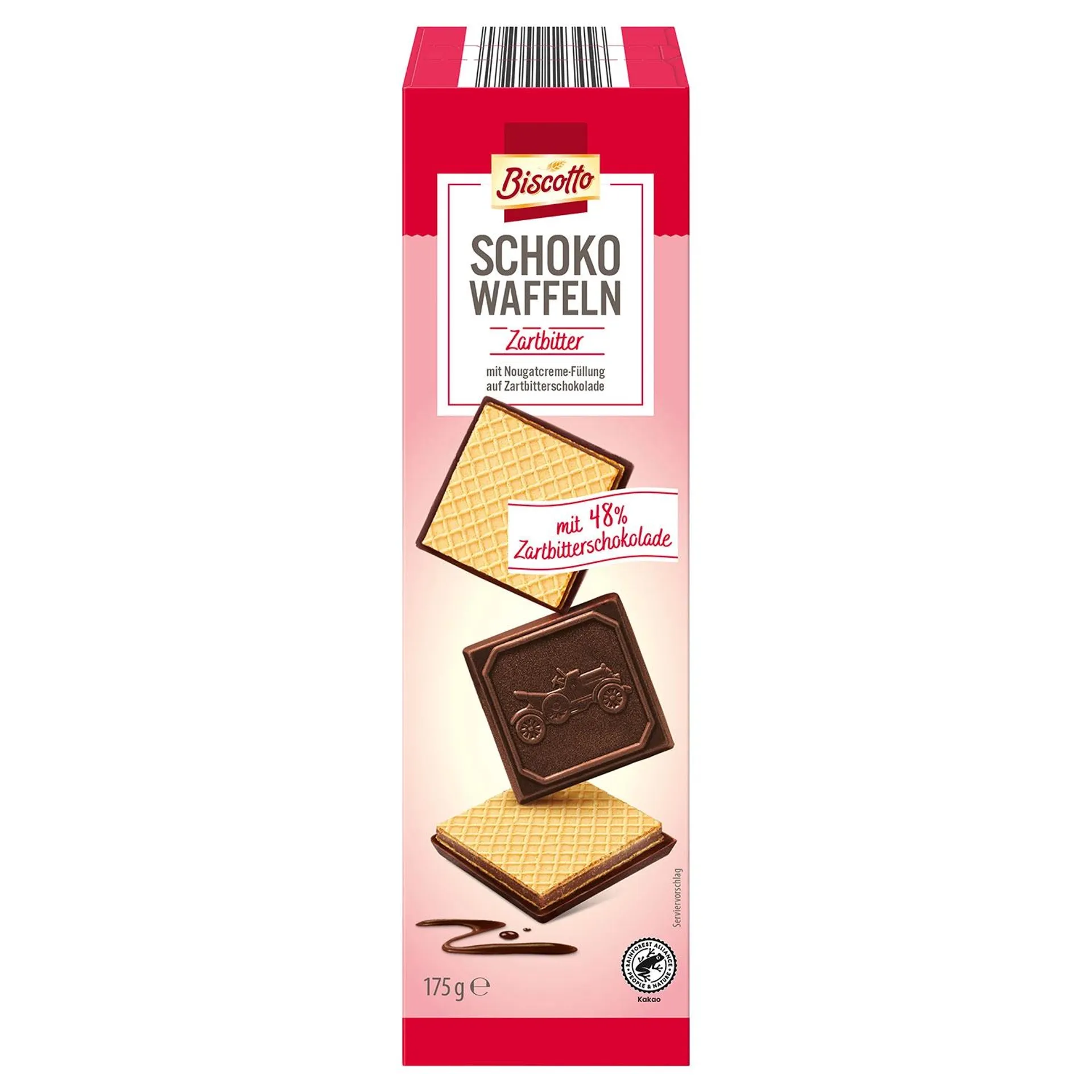 BISCOTTO Schoko Waffeln 175 g, Zartbitter