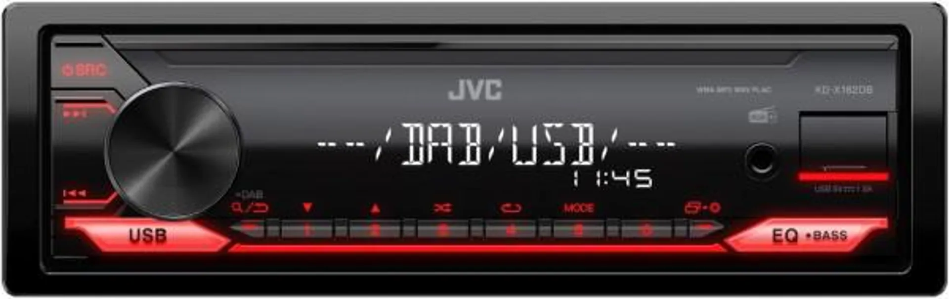 JVC KD-X182DB MP3-Autoradio ohne CD-Spieler
