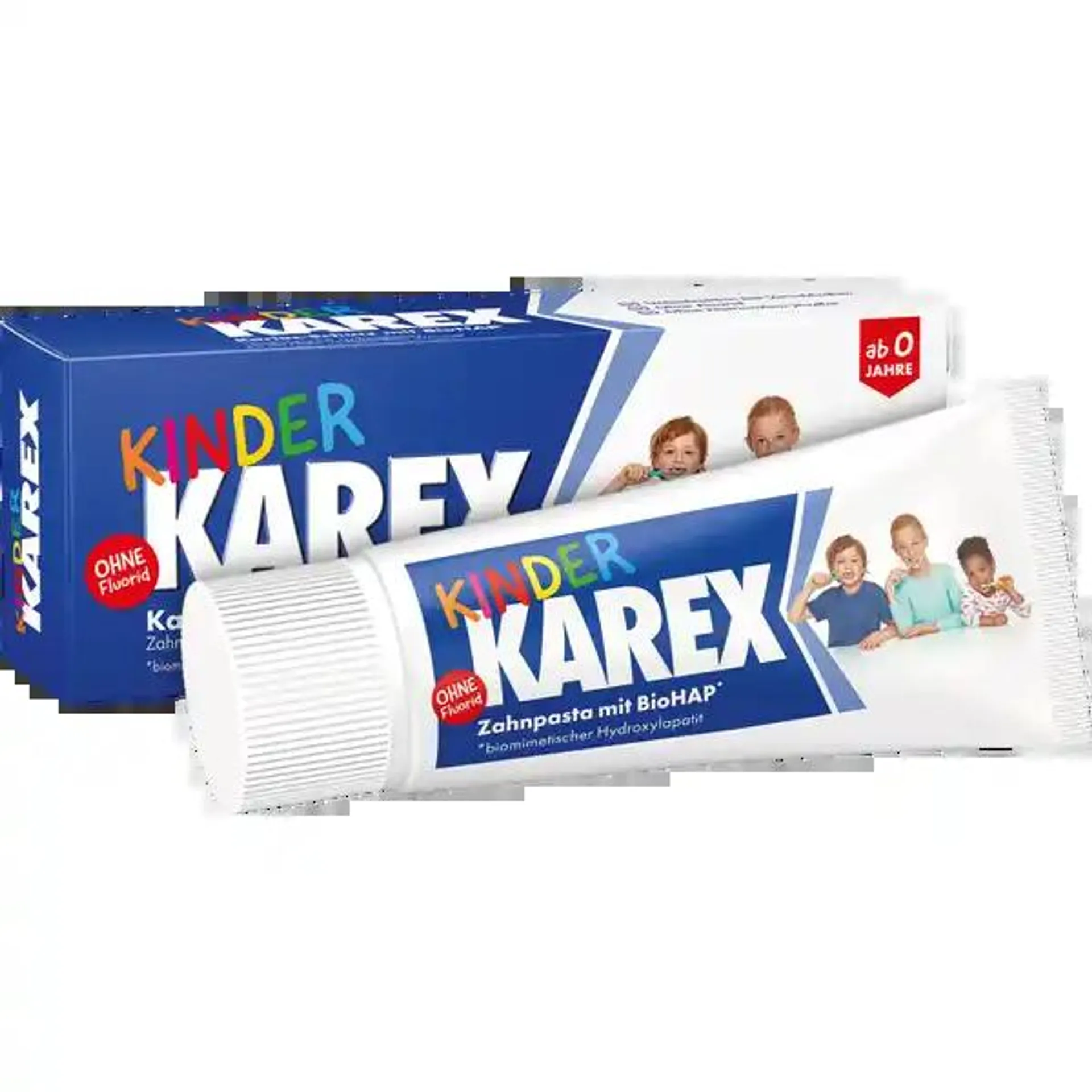 Zahnpasta Kinder, 0-6 Jahre, fluoridfrei