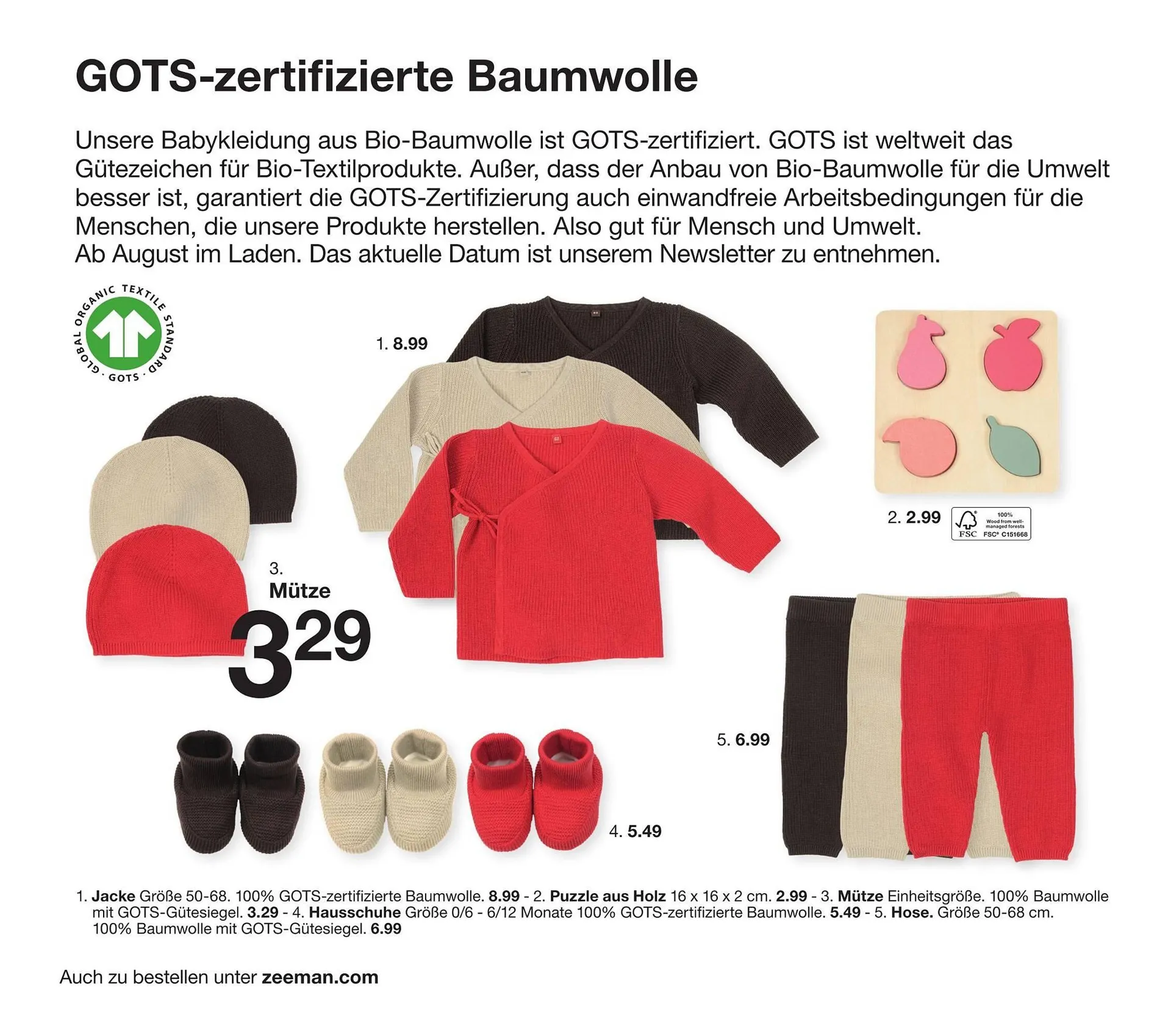 Zeeman Prospekt von 1. September bis 30. November 2024 - Prospekt seite 6