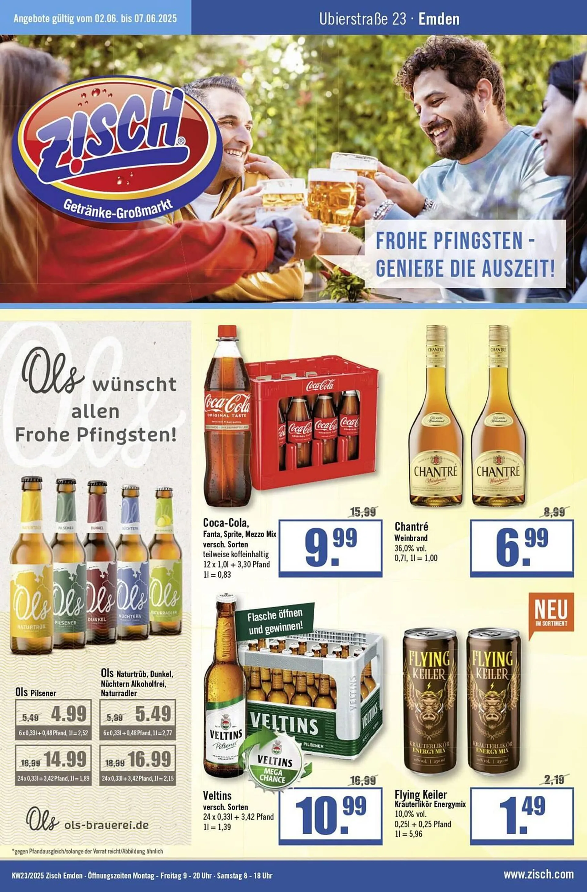 Zisch Prospekt von 2. Juni bis 7. Juni 2025 - Prospekt seite 1