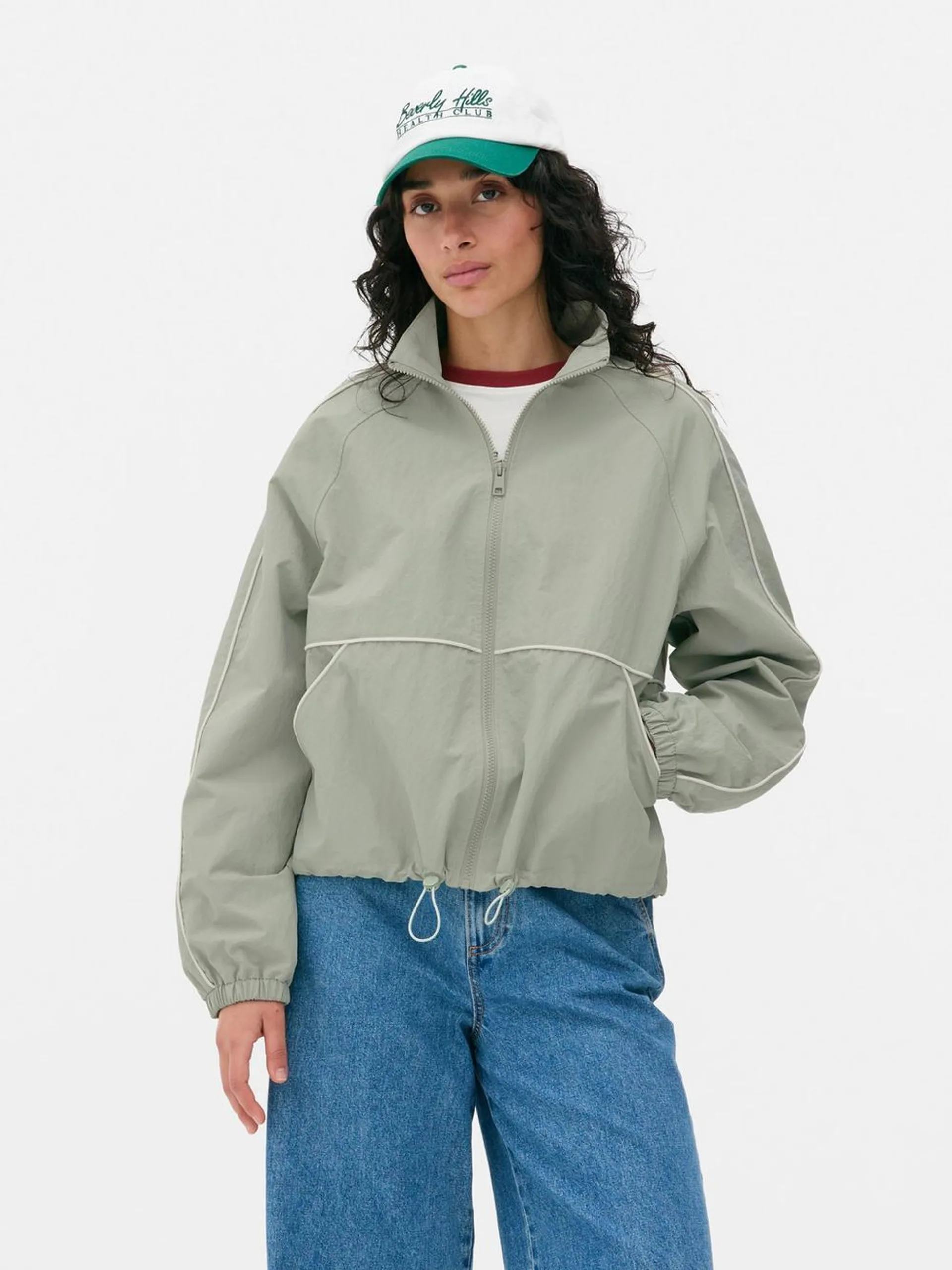Anorak ribeteado