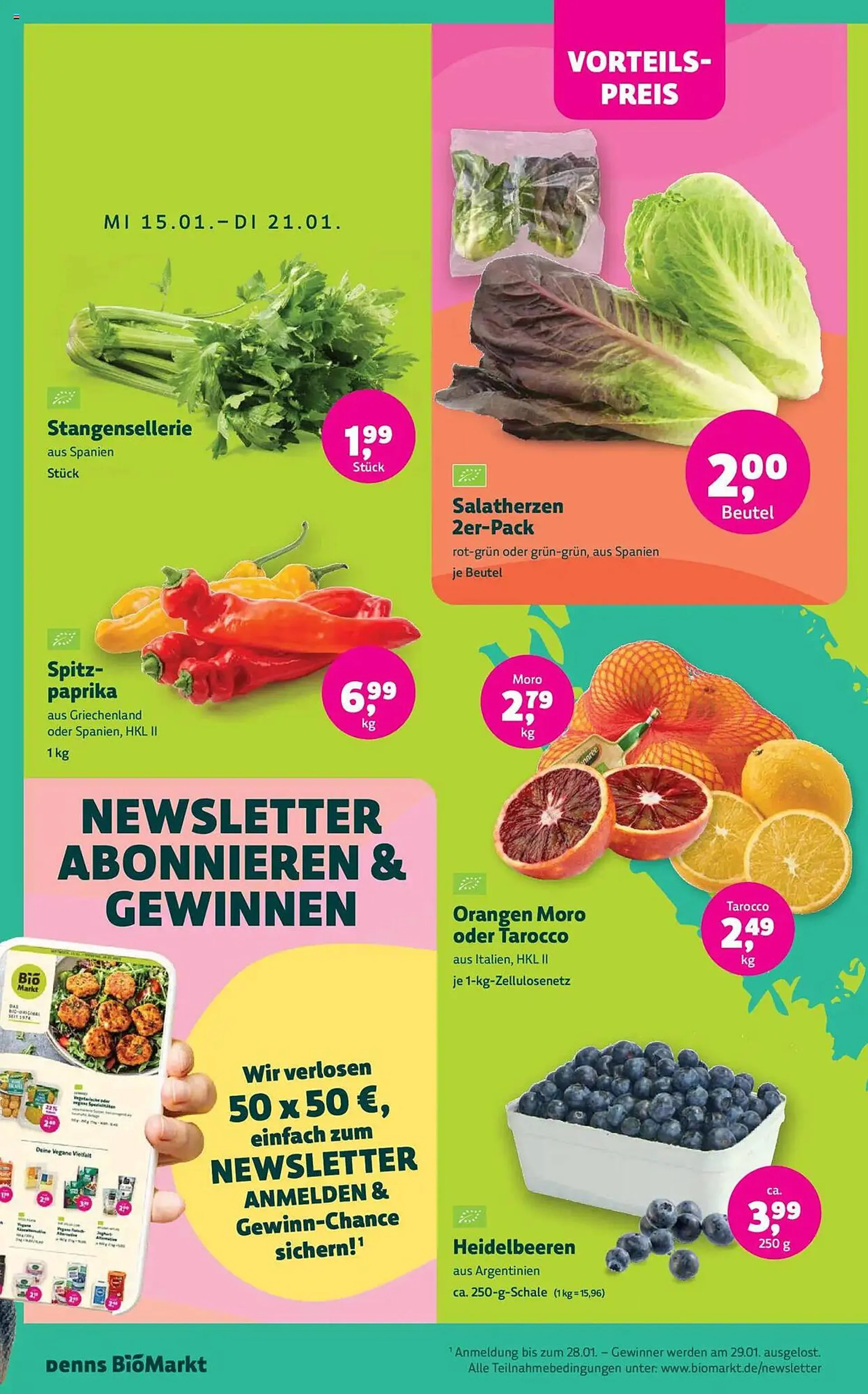 Biomarkt Prospekt von 15. Januar bis 28. Januar 2025 - Prospekt seite 2