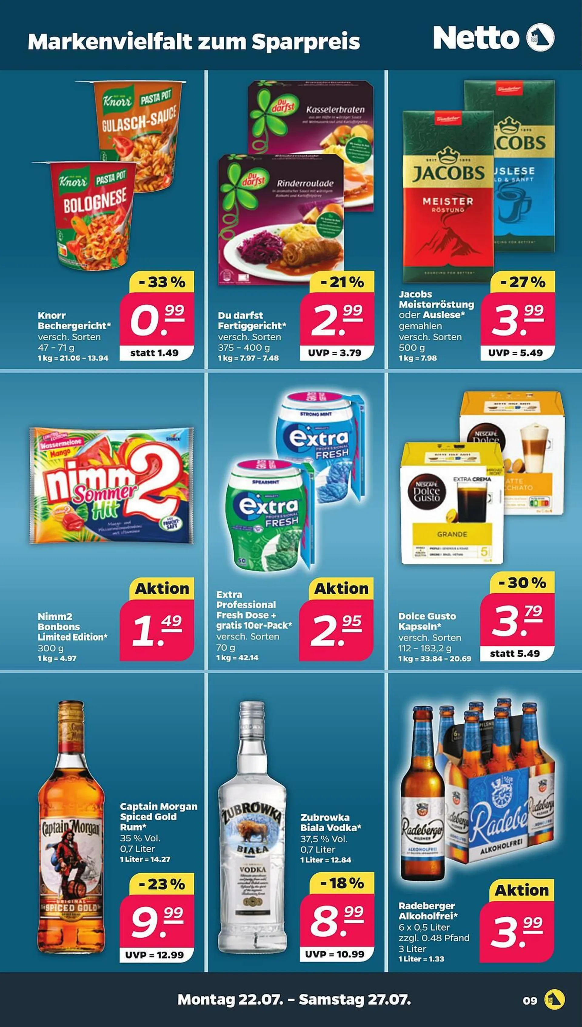 NETTO Prospekt von 22. Juli bis 27. Juli 2024 - Prospekt seite 9