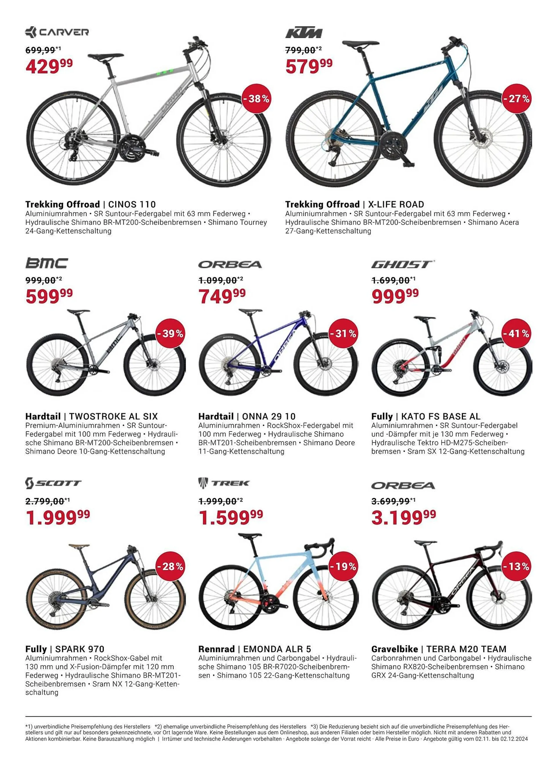 Fahrrad XXL Prospekt von 22. November bis 3. Dezember 2024 - Prospekt seite 4