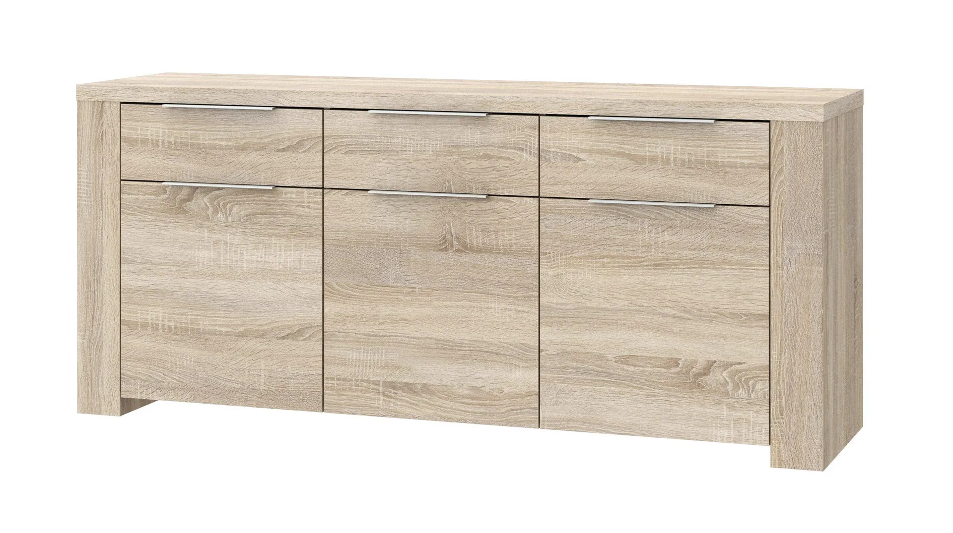 Sideboard Sonoma Eiche - 3-türig - 188 cm - CALPE