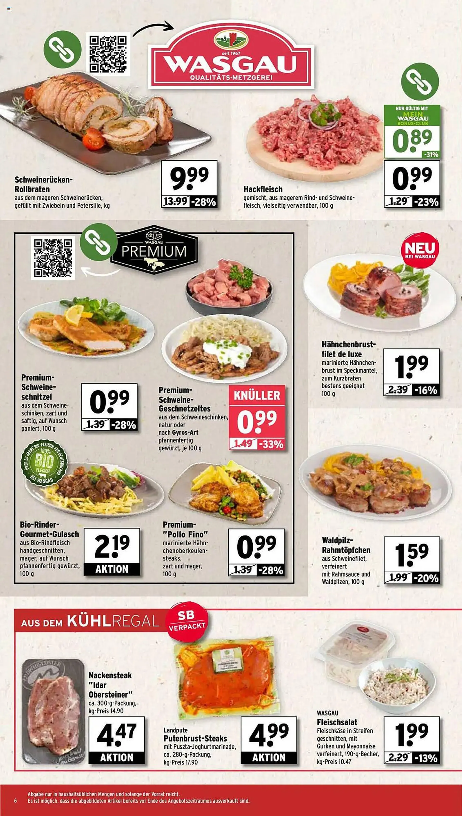 Wasgau Prospekt von 26. Mai bis 31. Mai 2025 - Prospekt seite 6