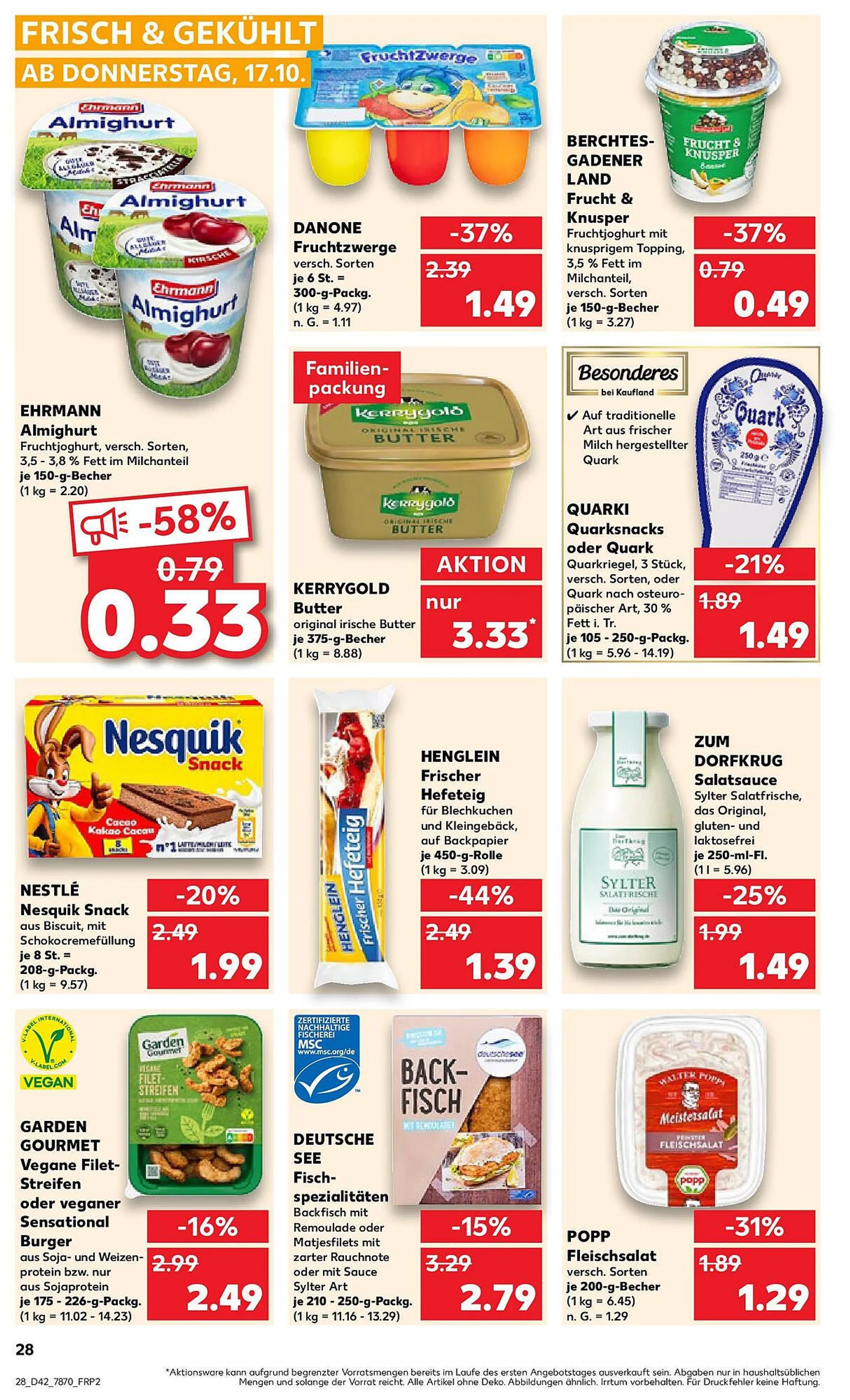 Kaufland Prospekt von 20. Oktober bis 23. Oktober 2024 - Prospekt seite 41