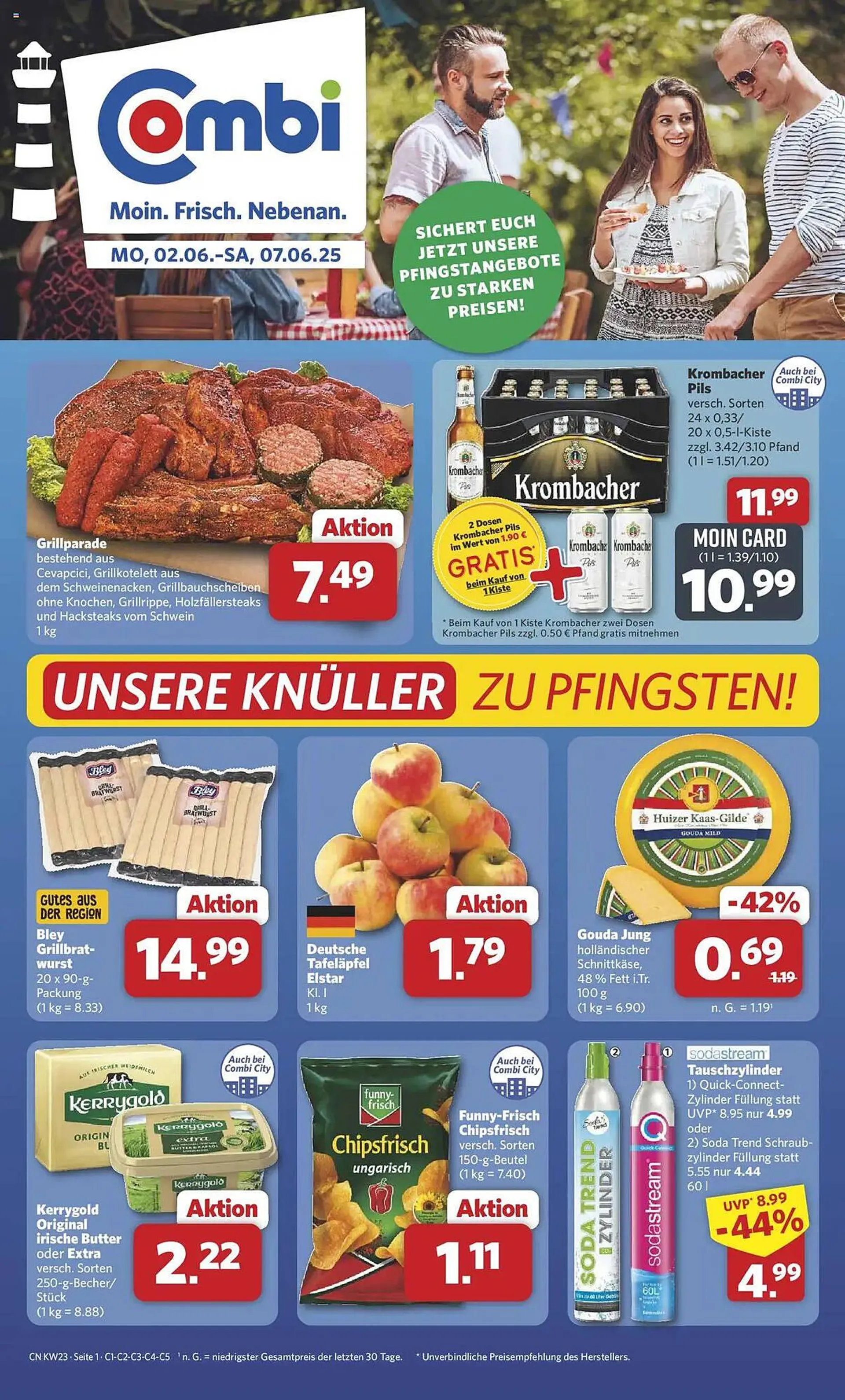 Combi Prospekt von 2. Juni bis 7. Juni 2025 - Prospekt seite 1