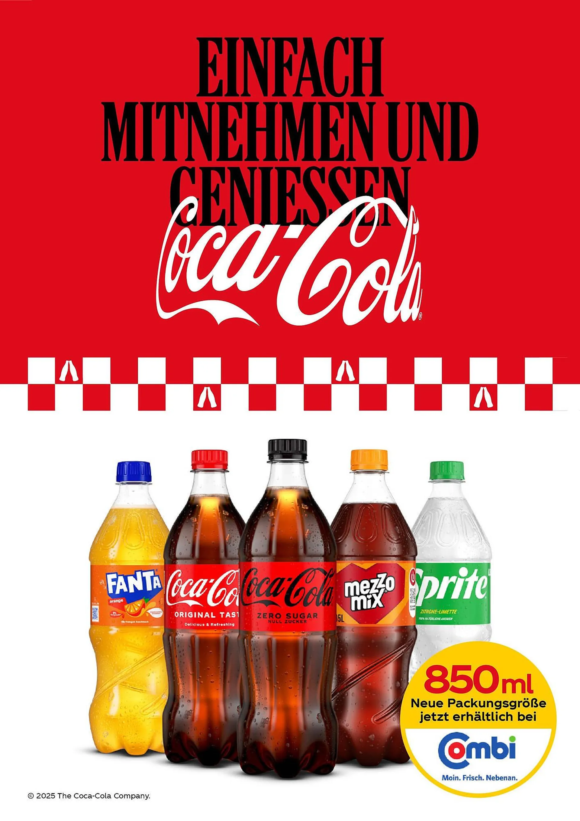 Coca Cola: Einfach mitnehmen und genießen von 17. August bis 24. August 2025 - Prospekt seite 1