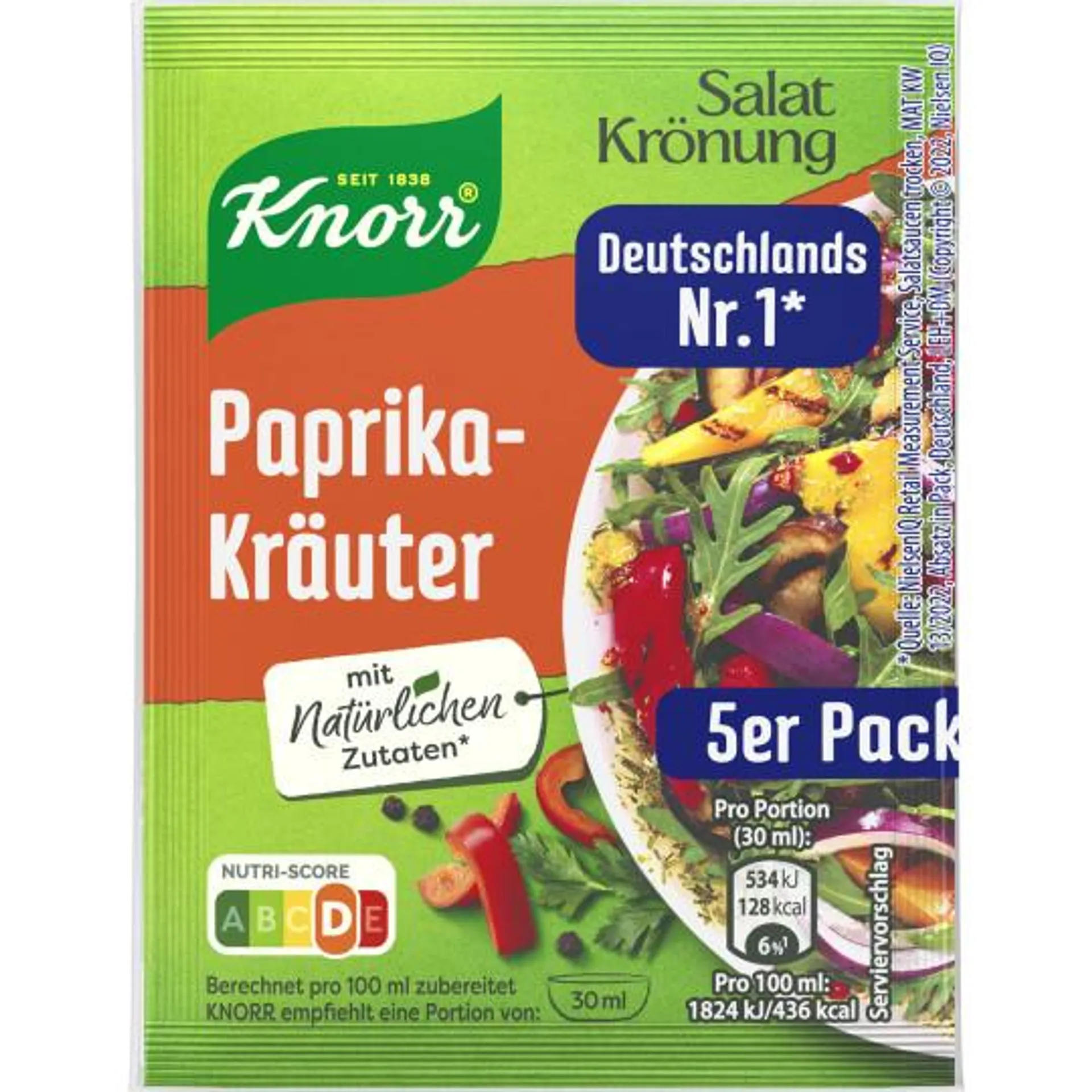 Knorr Salatkrönung Paprika-Kräuter 5ST