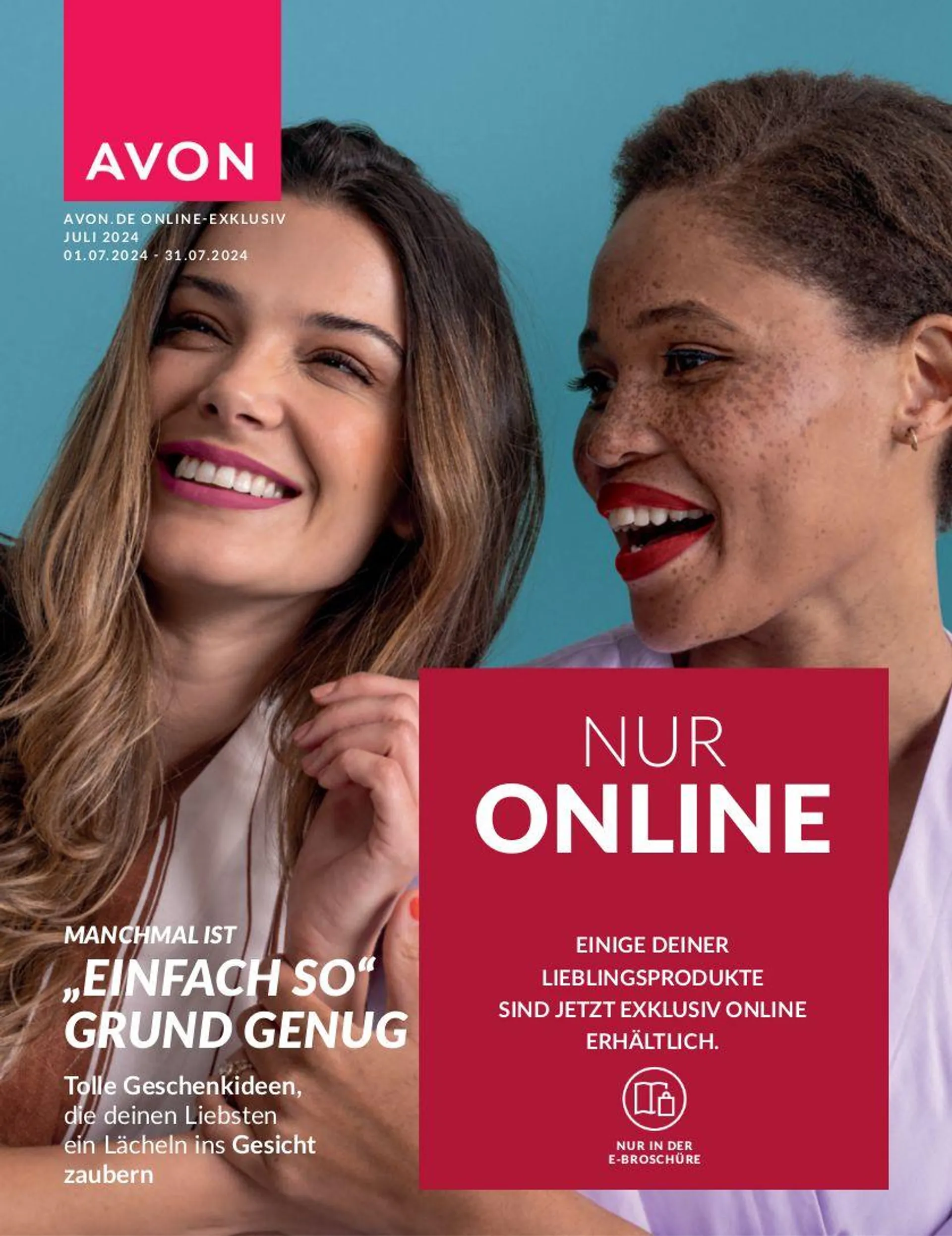 Avon Aktueller Prospekt von 17. Juli bis 31. Juli 2024 - Prospekt seite 1