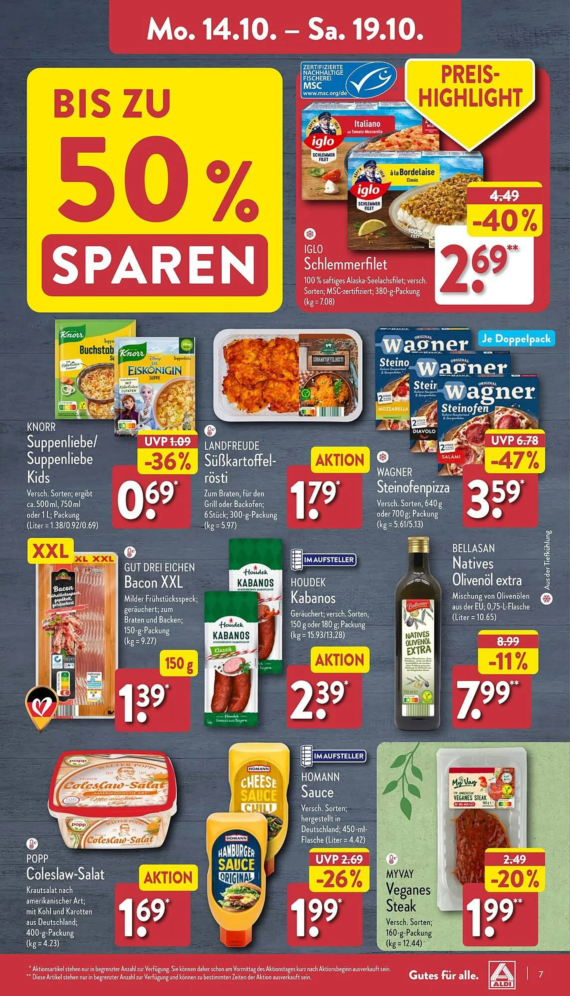 Aldi Nord Prospekt von 14. Oktober bis 19. Oktober 2024 - Prospekt seite 7