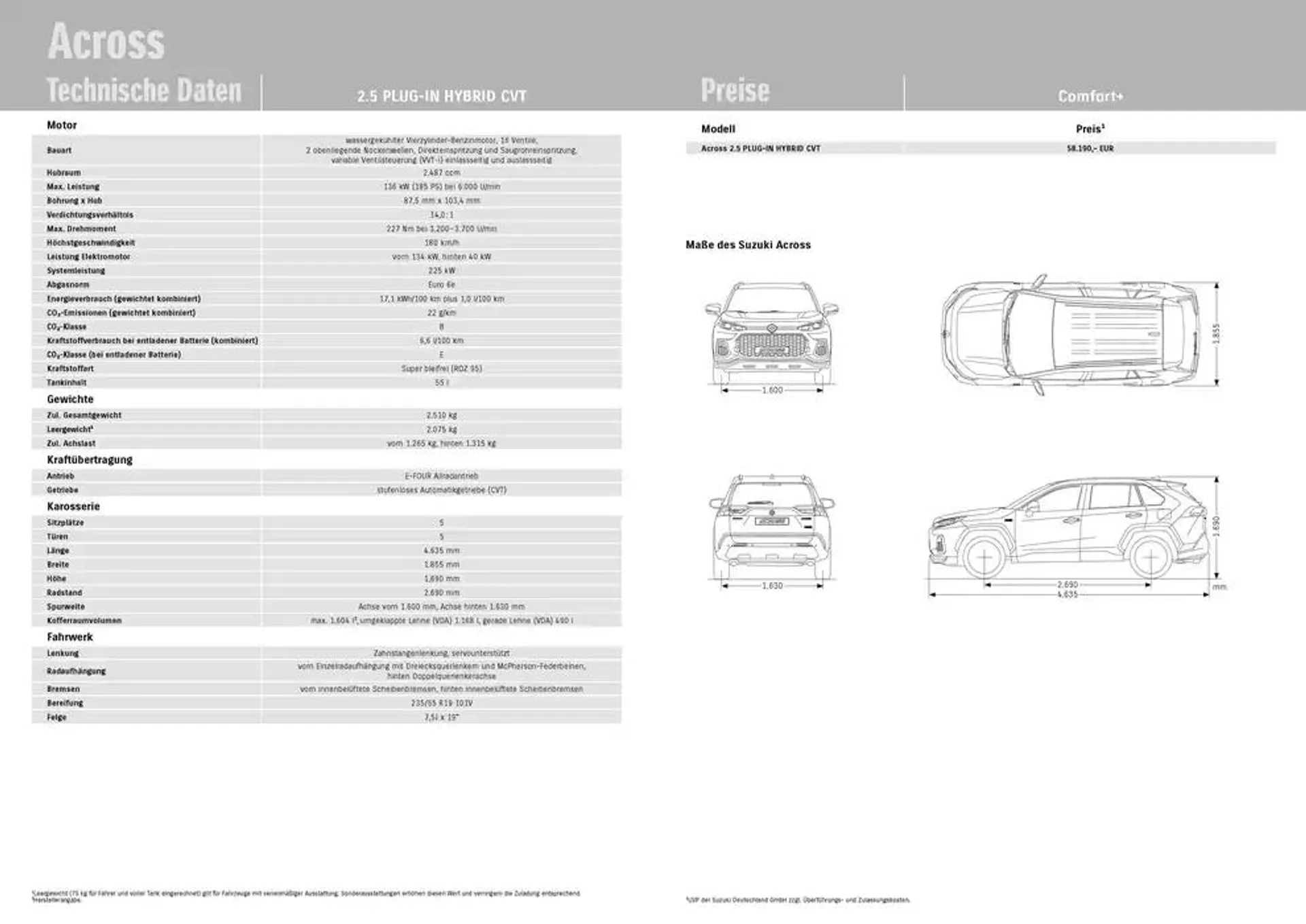 Suzuki Across von 24. Januar bis 24. Januar 2026 - Prospekt seite 14