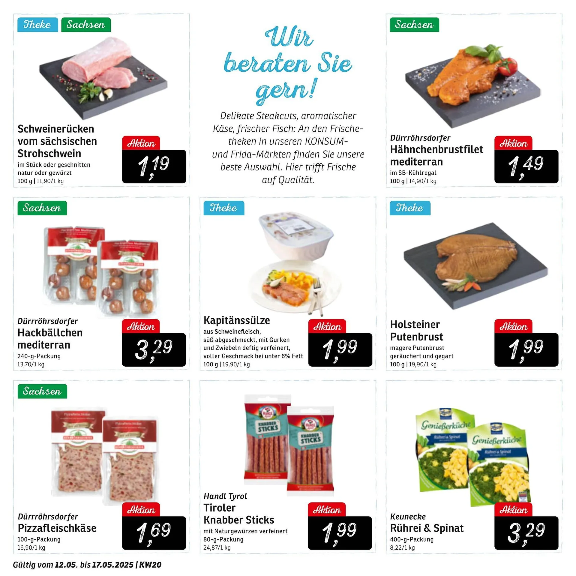 KONSUM Prospekt von 12. Mai bis 17. Mai 2025 - Prospekt seite 8