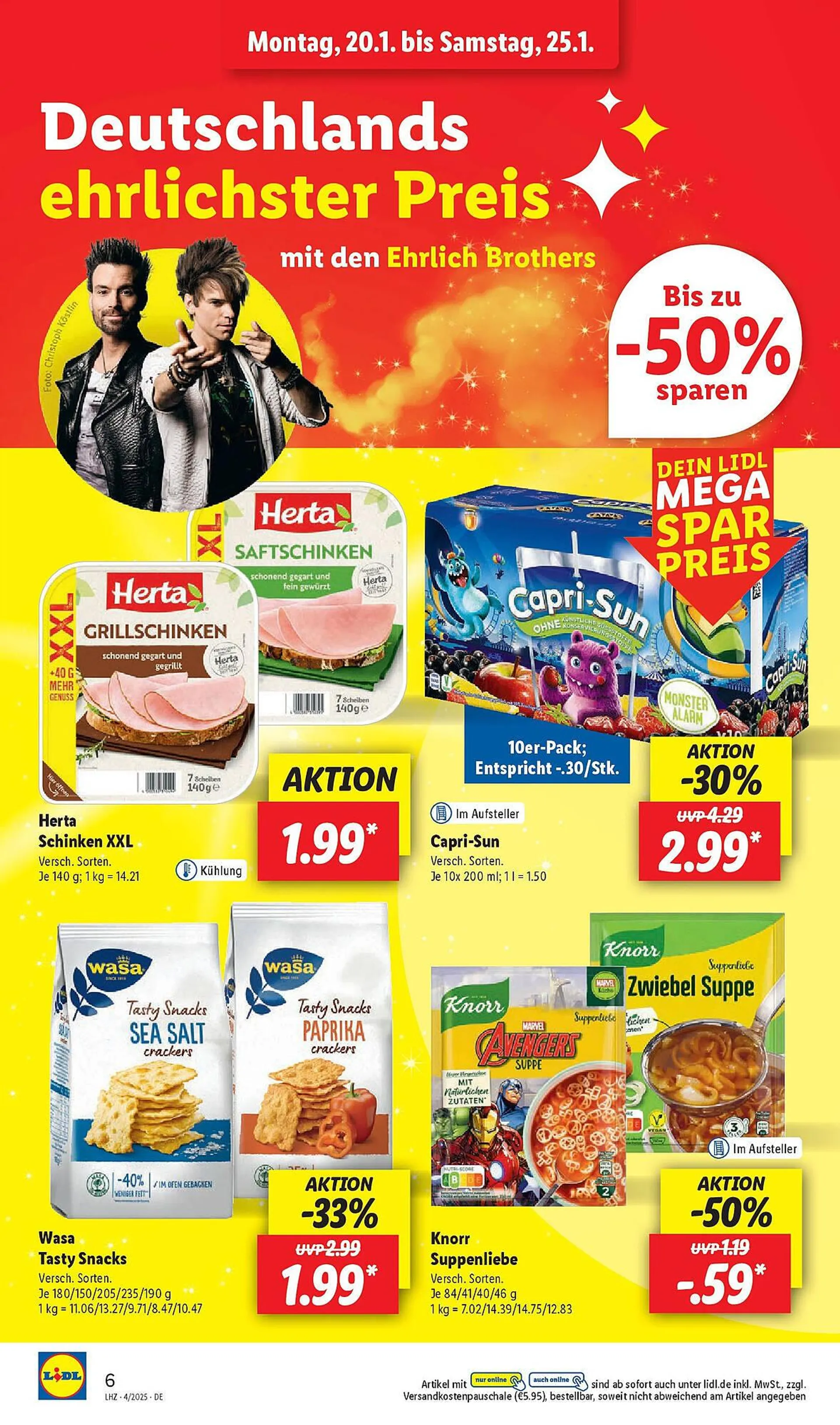 Lidl Prospekt von 20. Januar bis 25. Januar 2025 - Prospekt seite 7