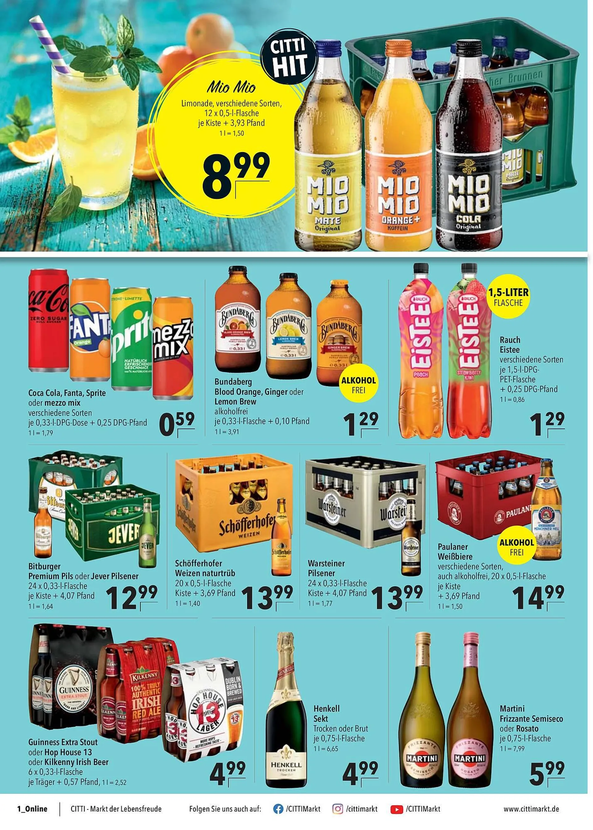 CITTI Markt Prospekt von 14. Mai bis 20. Mai 2025 - Prospekt seite 8
