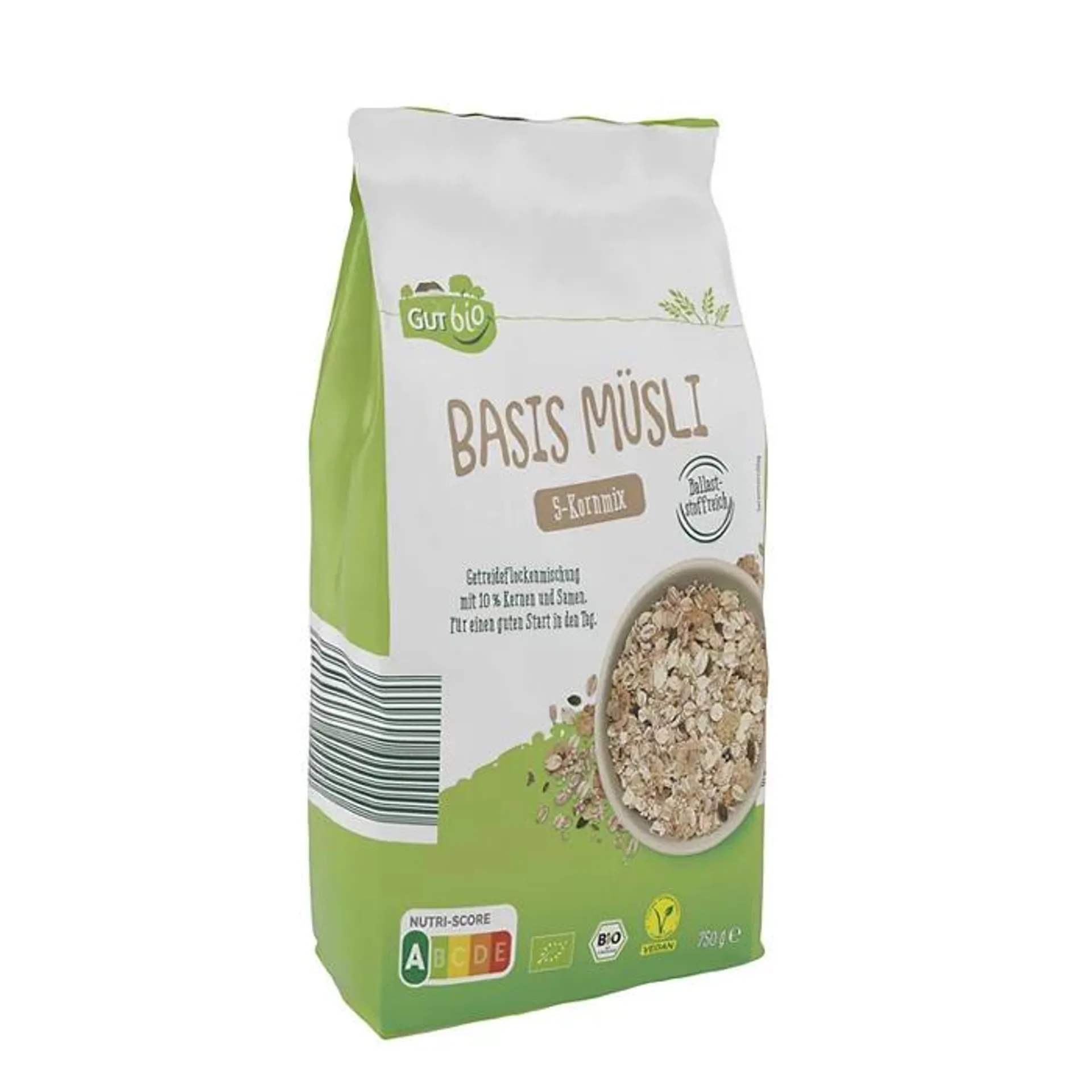 GUT BIO Bio-Basis Müsli 750 g, 5-Cornmix