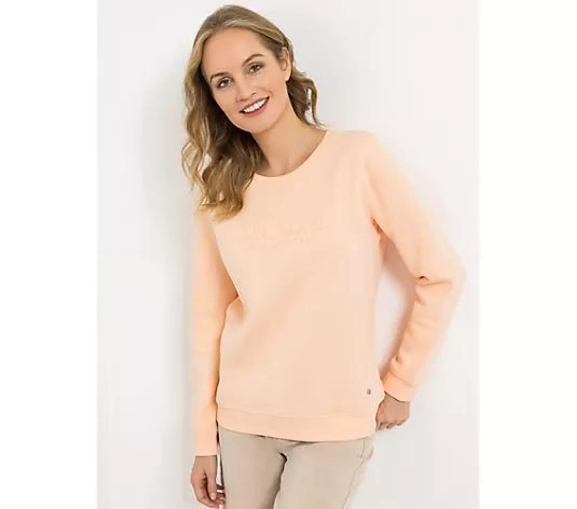 STRANDFEIN Sweatshirt Rundhalsausschnitt 3D- CHIC AHOI figurumspielend