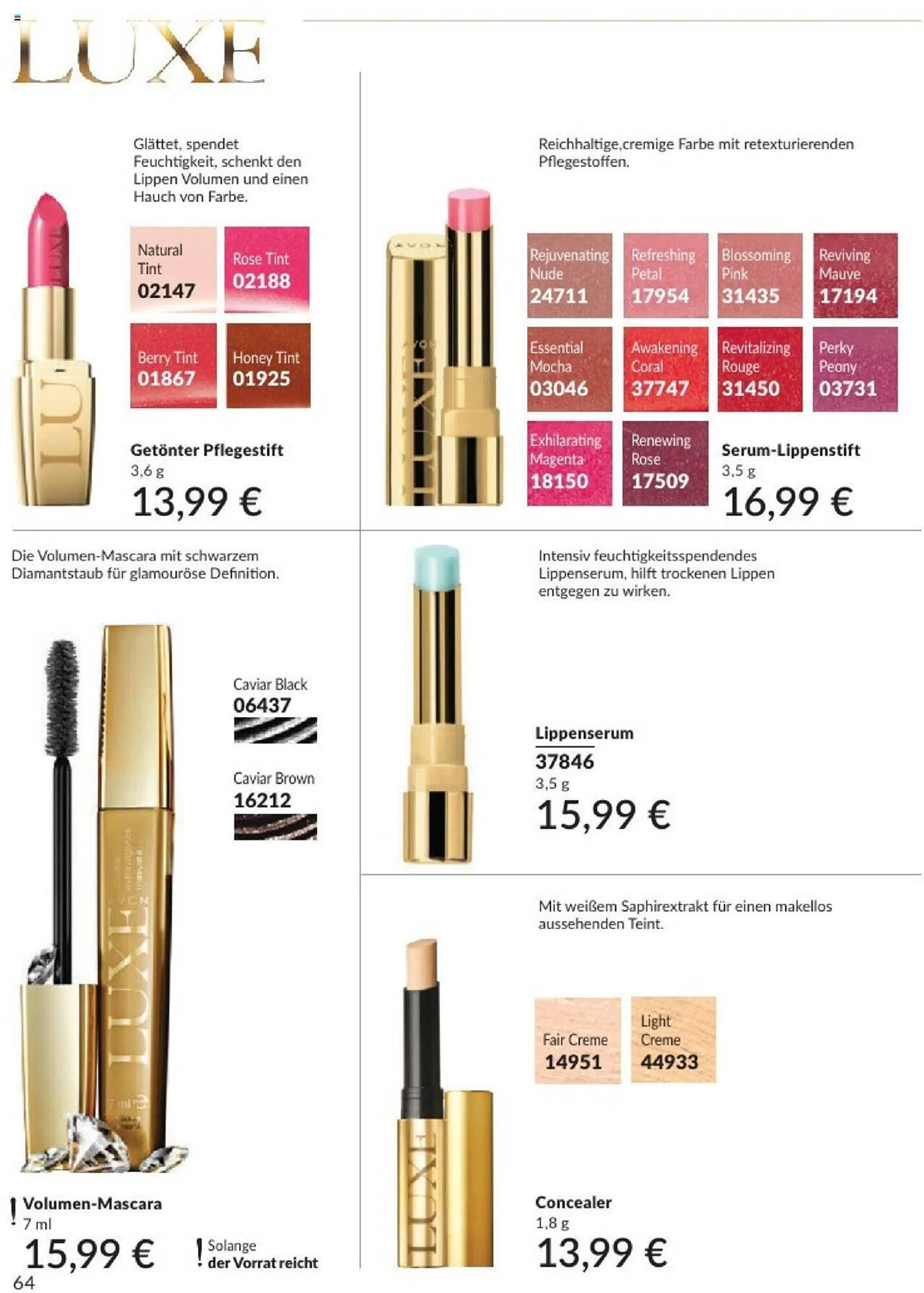 Avon Prospekt von 1. Juli bis 31. Juli 2024 - Prospekt seite 64