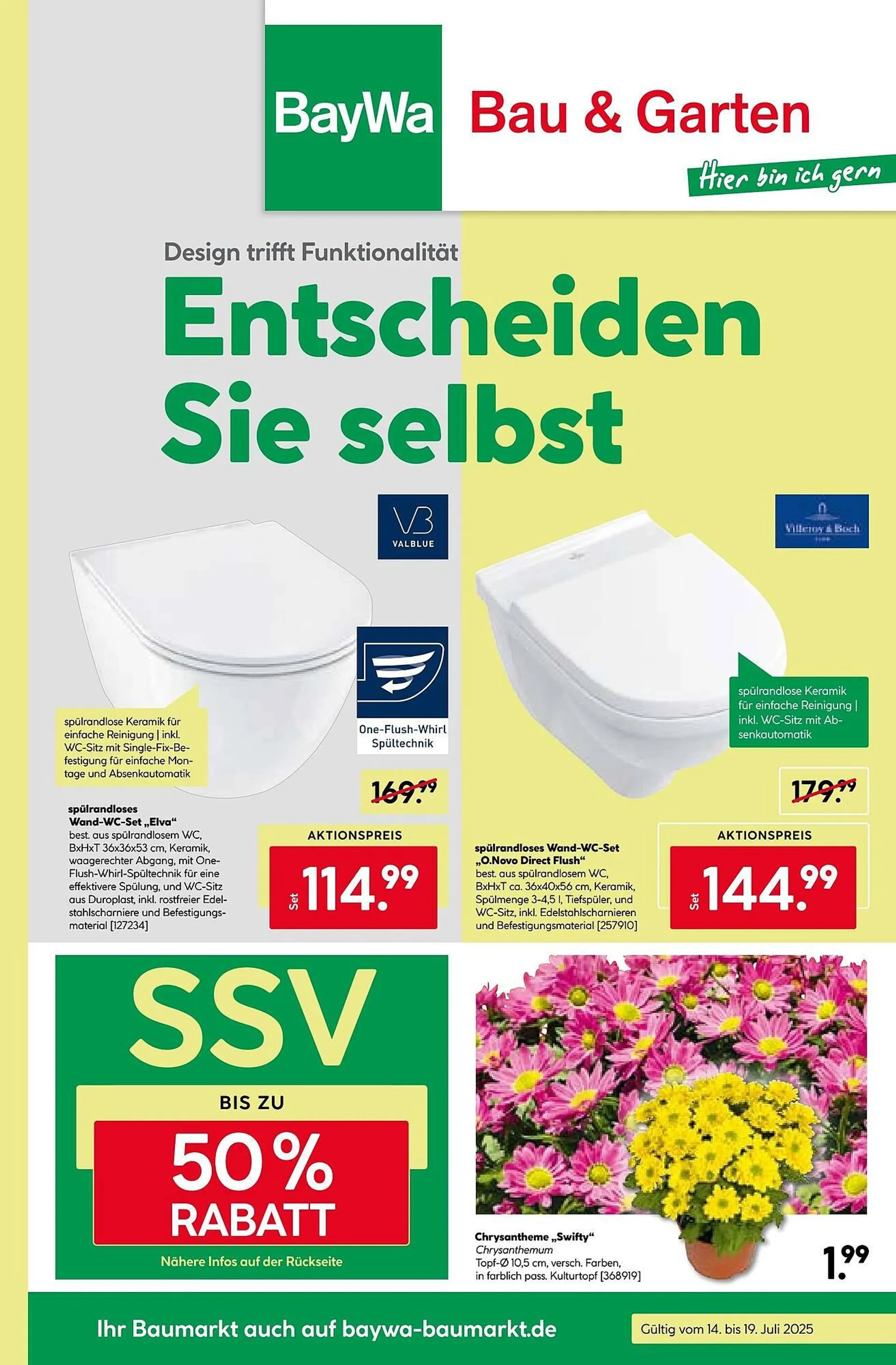 BayWa Prospekt von 14. Juli bis 20. Juli 2025 - Prospekt seite 1