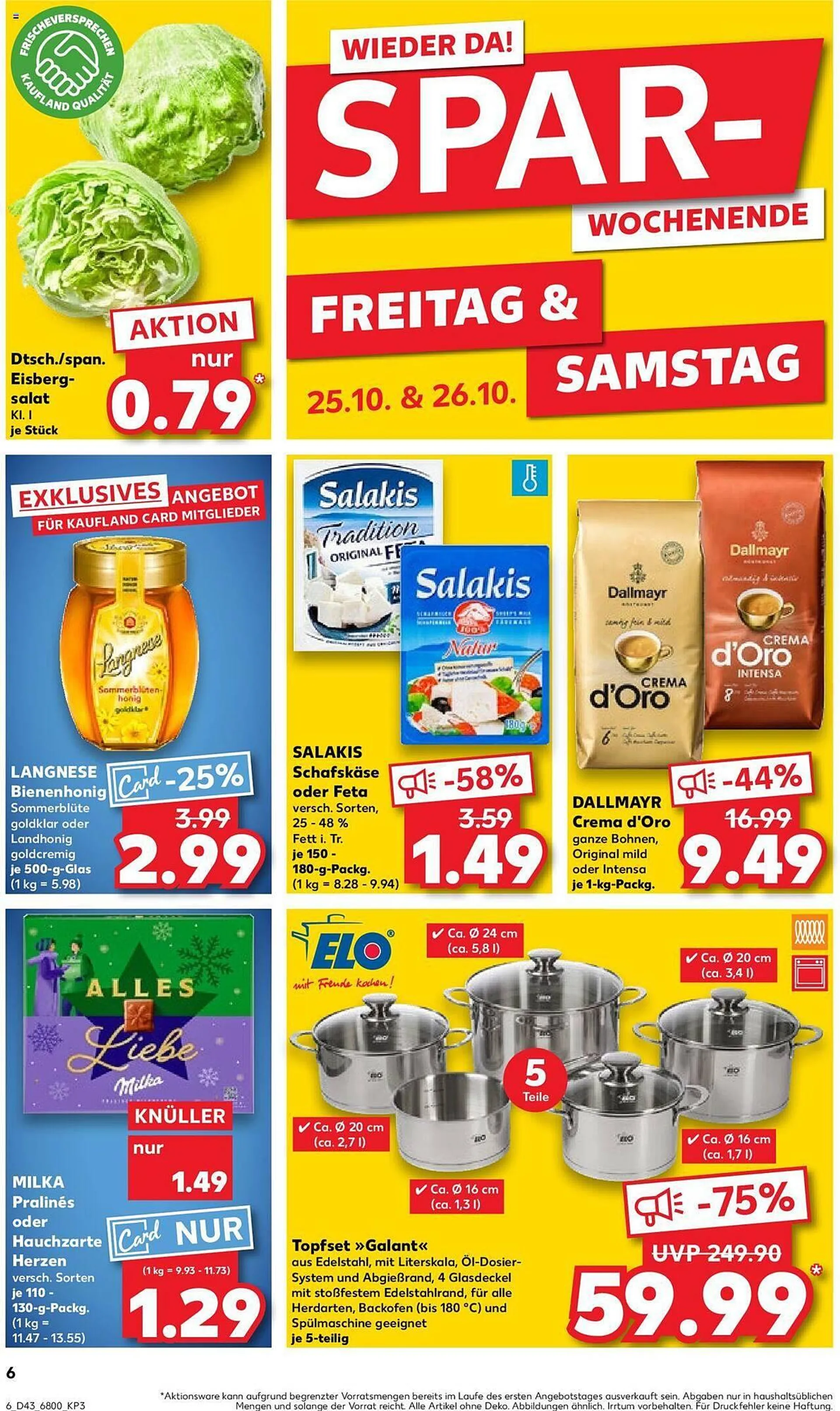 Kaufland Prospekt von 24. Oktober bis 30. Oktober 2024 - Prospekt seite 6