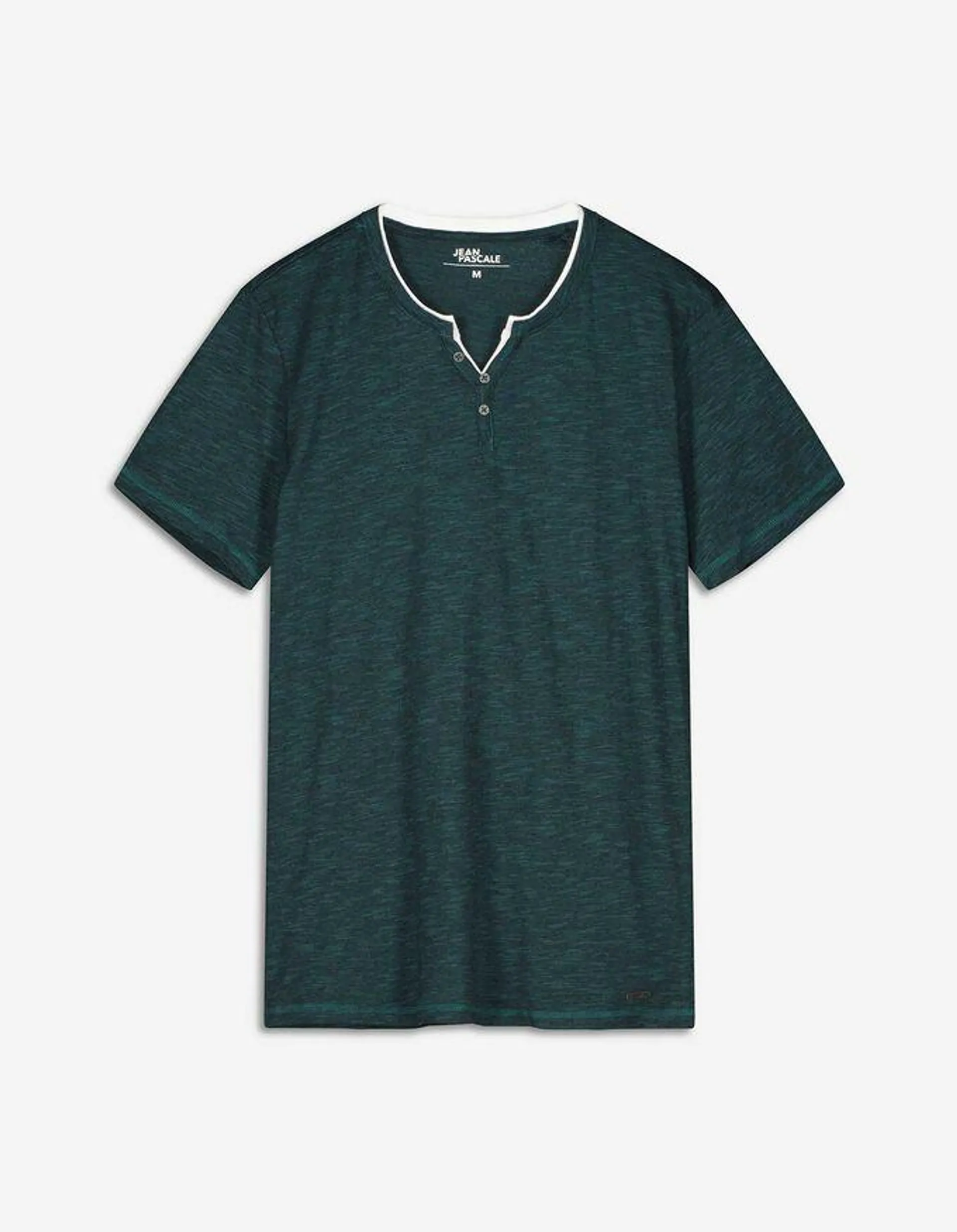T-shirt - Look a doppio strato - verde scuro