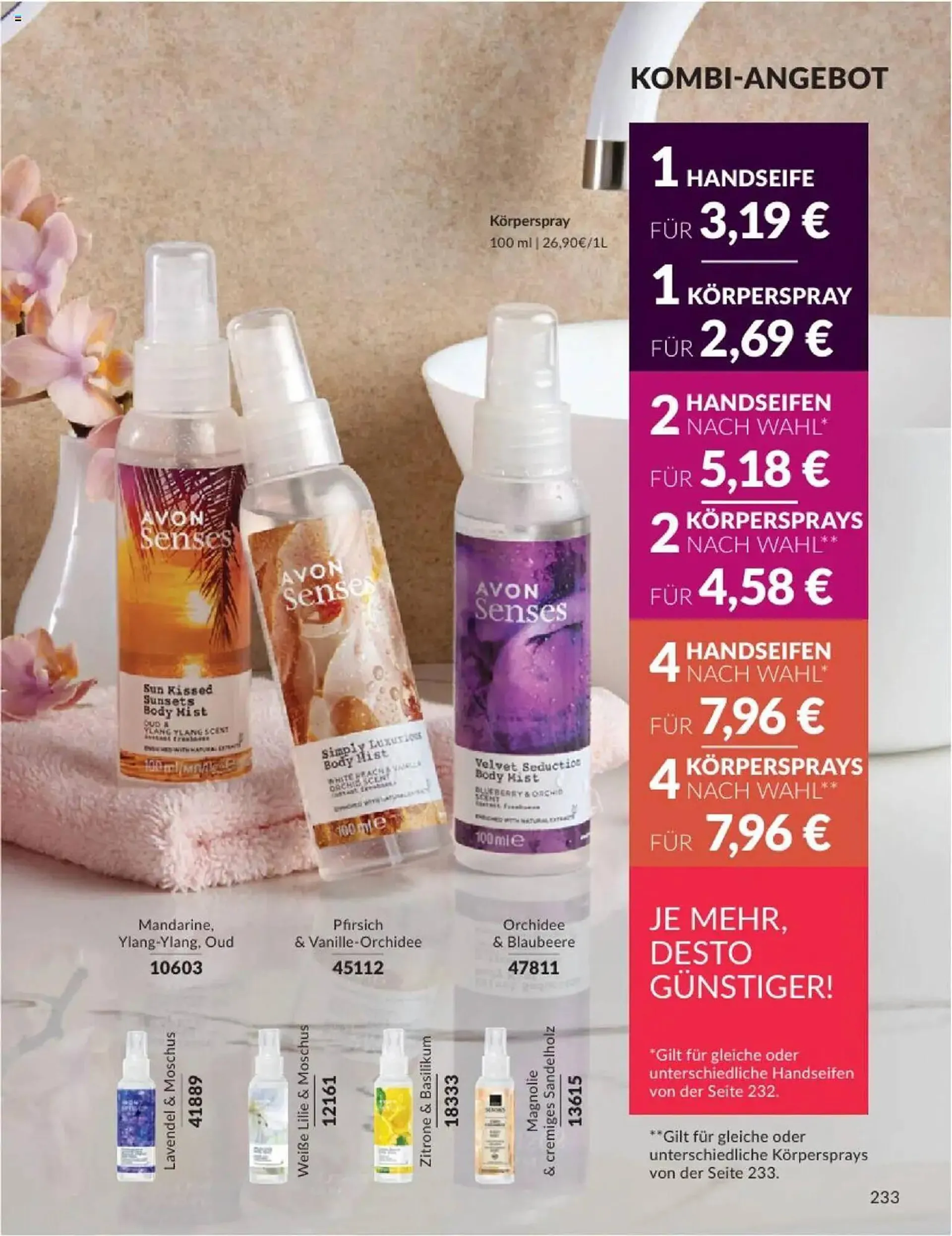 Avon Prospekt von 1. Dezember bis 30. Dezember 2024 - Prospekt seite 233