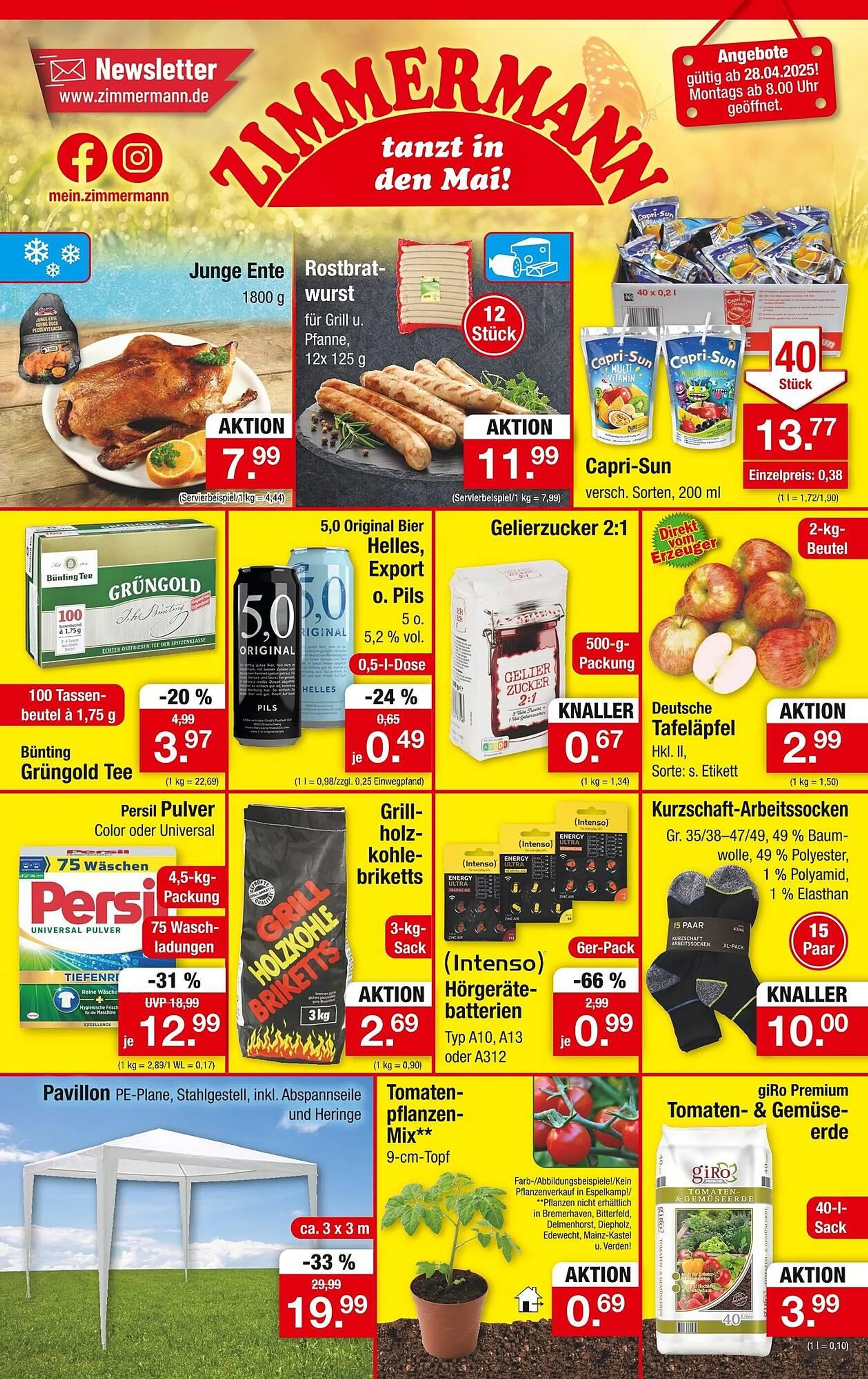 Zimmermann Prospekt von 28. April bis 4. Mai 2025 - Prospekt seite 1