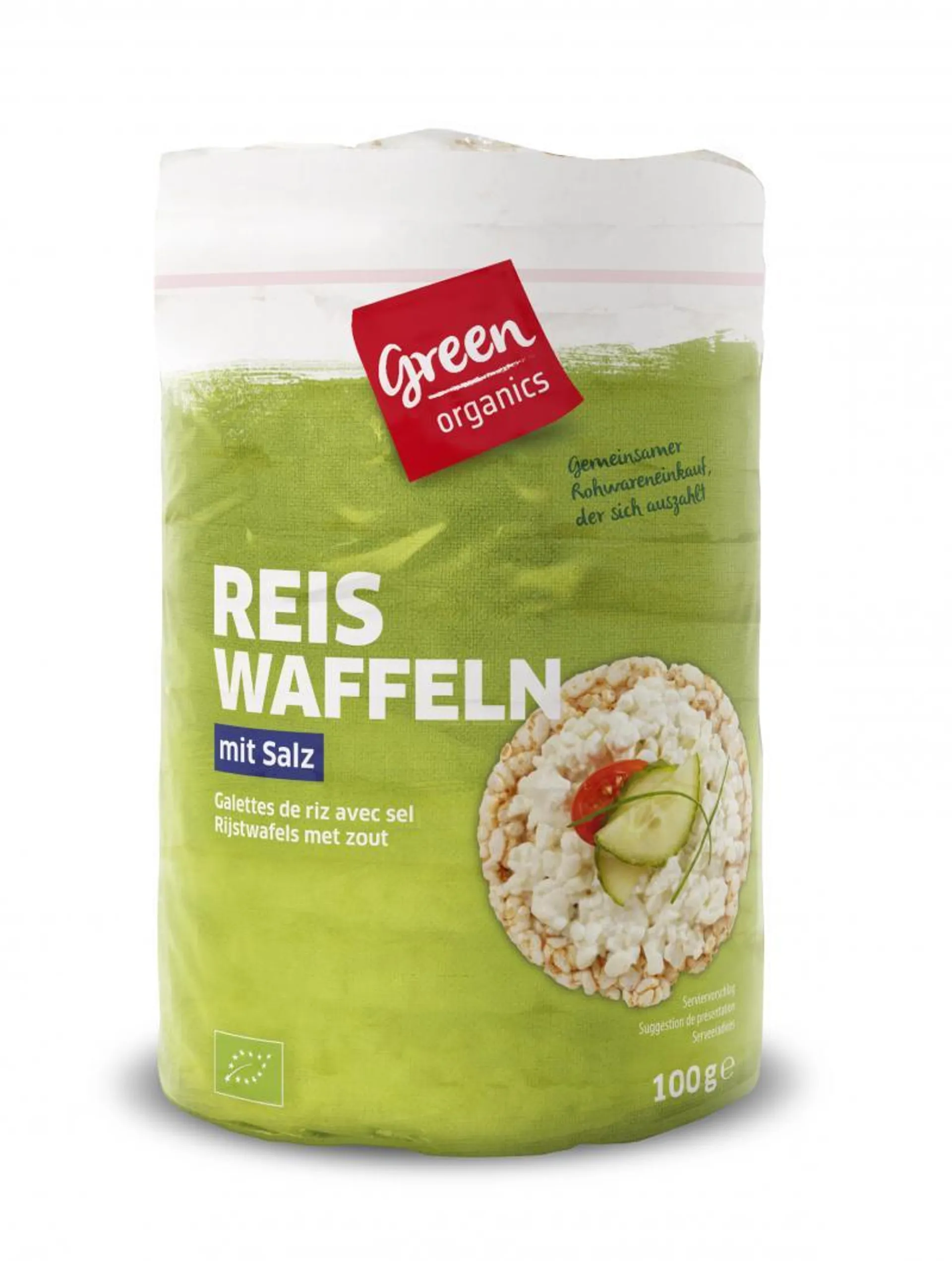 greenorganics Reiswaffeln mit Salz 100g