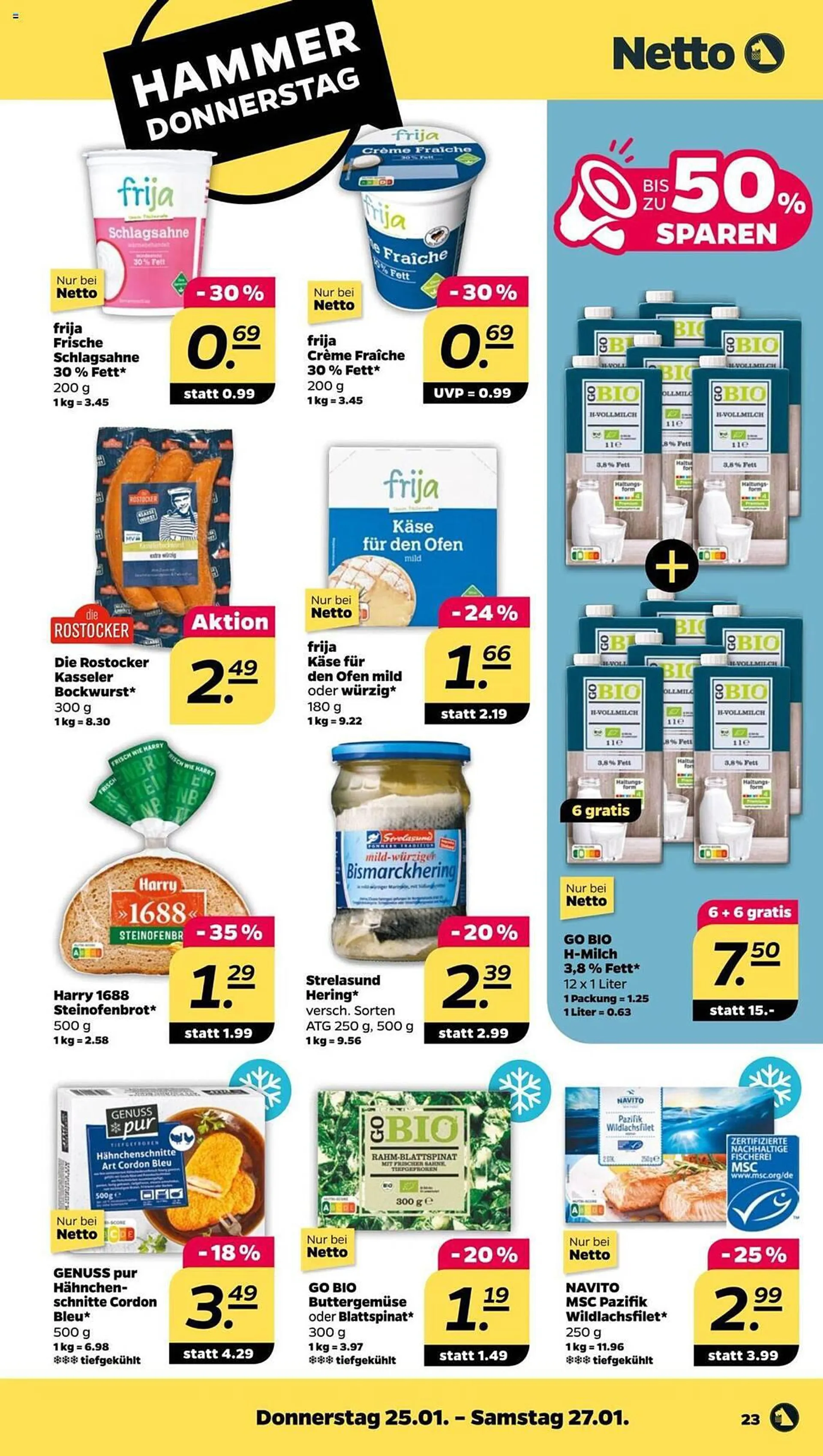 NETTO Prospekt von 22. Januar bis 27. Januar 2024 - Prospekt seite 23