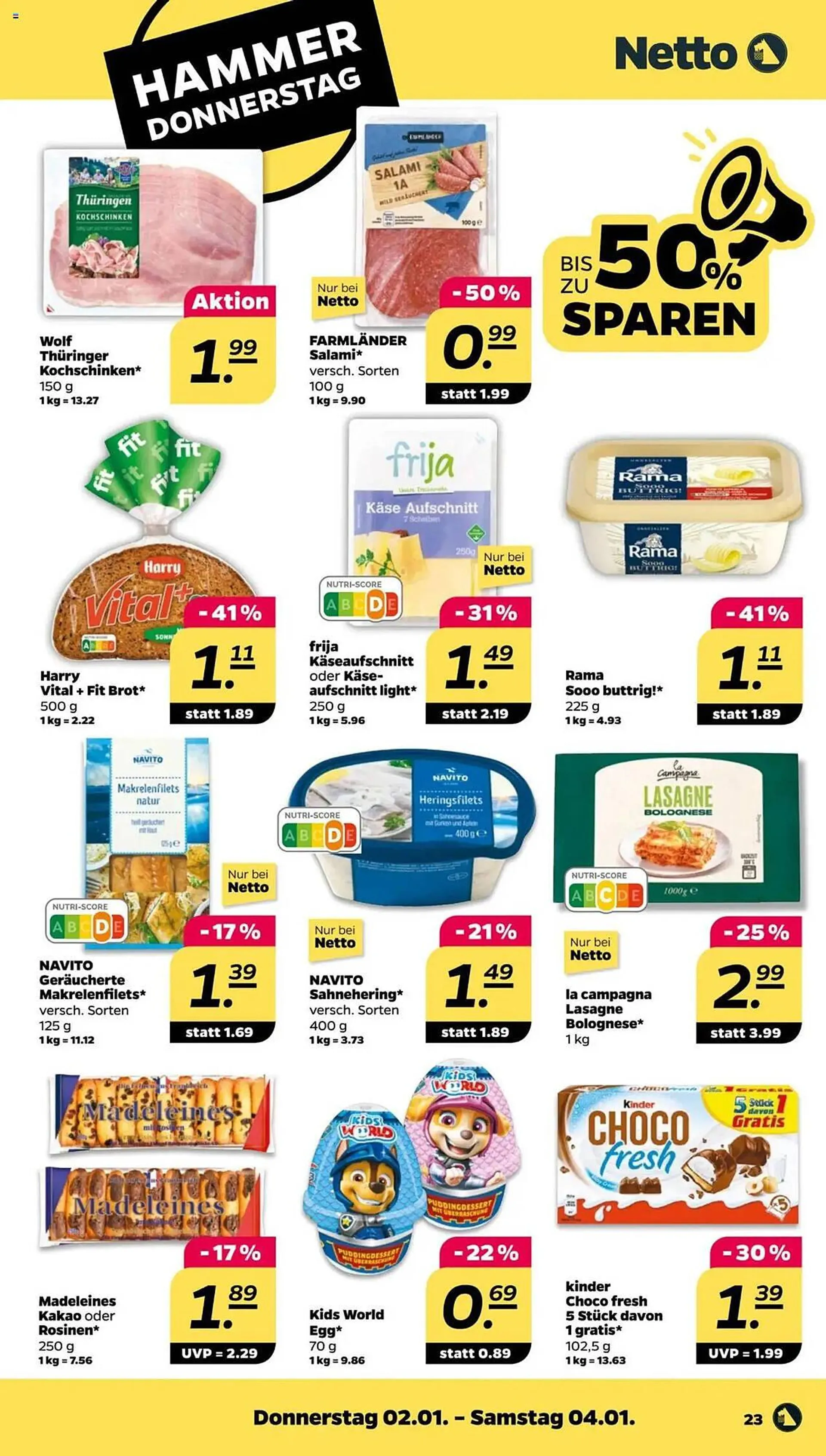 NETTO Prospekt von 30. Dezember bis 4. Januar 2025 - Prospekt seite 23