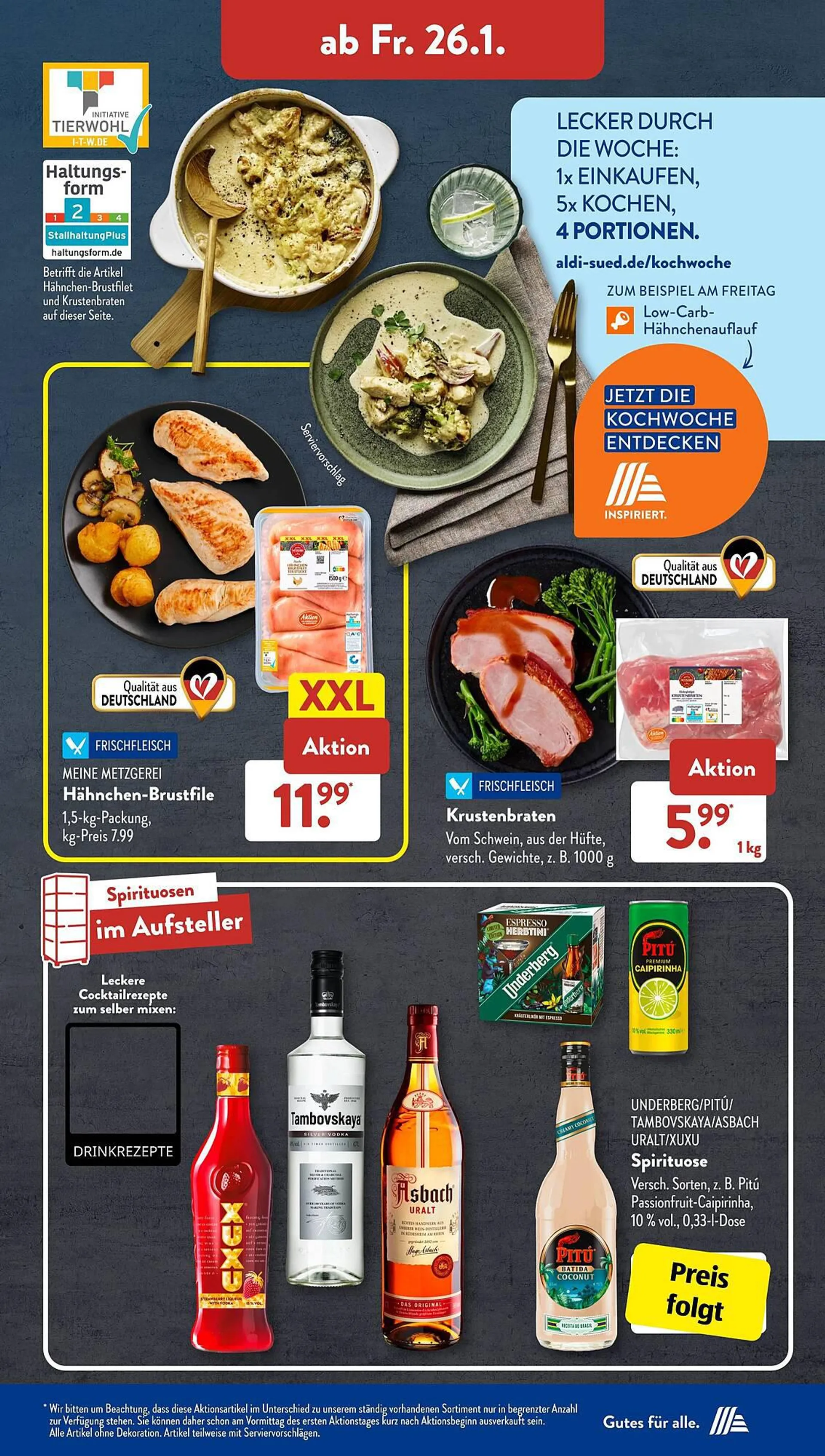 Aldi Süd Prospekt von 21. Januar bis 27. Januar 2024 - Prospekt seite 20