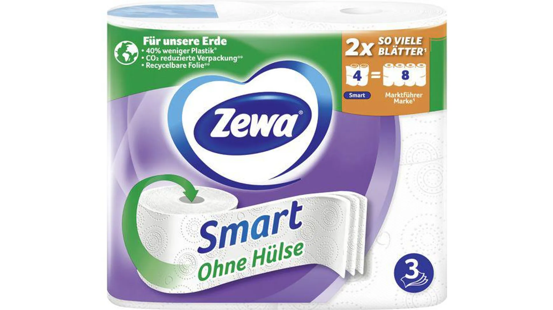 Zewa Smart Toilettenpapier 4x300 Blatt